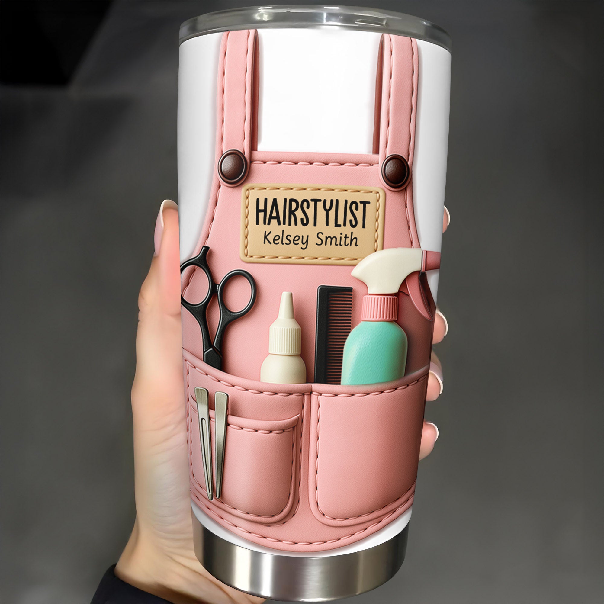Personalized Hairstylists With Scissors And Hairbrush Tumbler Gifts Ideas For Hair Stylists Personalized Hairstylists With Scissors And Hairbrush Tumbler Gifts Ideas For Hair Stylists - Image 1