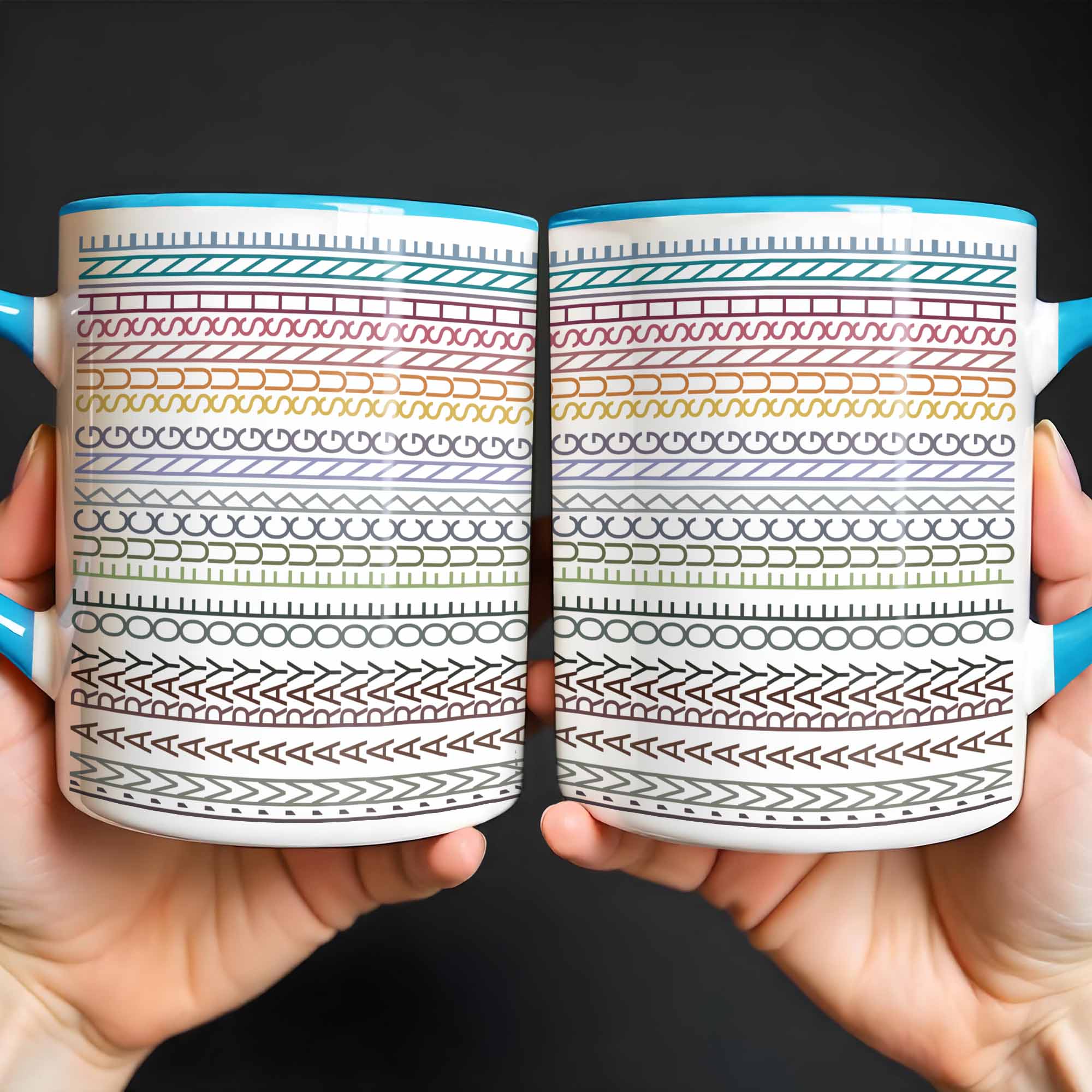 A Ray Of Sunshine On A Cloudy Day Colorful Accent Mug Gifts For Girlfriend - Image 3