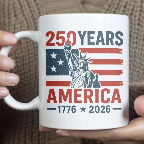America 250 Years Birthday Mug 1776 2026 USA Anniversary Merch Gifts For Proud Mom - Image 2