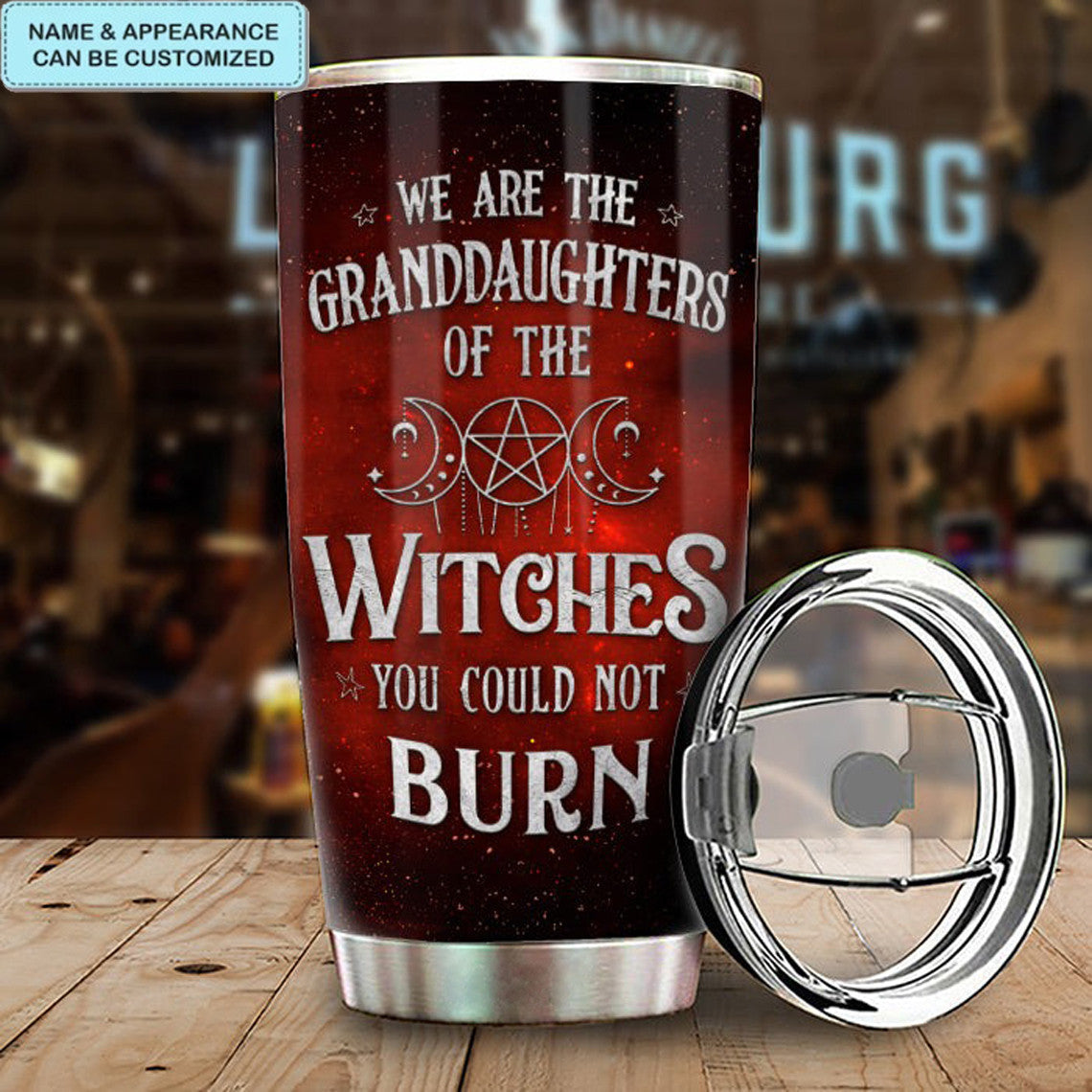 Custom We Are The Granddaughters Of The Witches Tumbler Halloween Coffee Tumbler Gifts For Her - Image 4