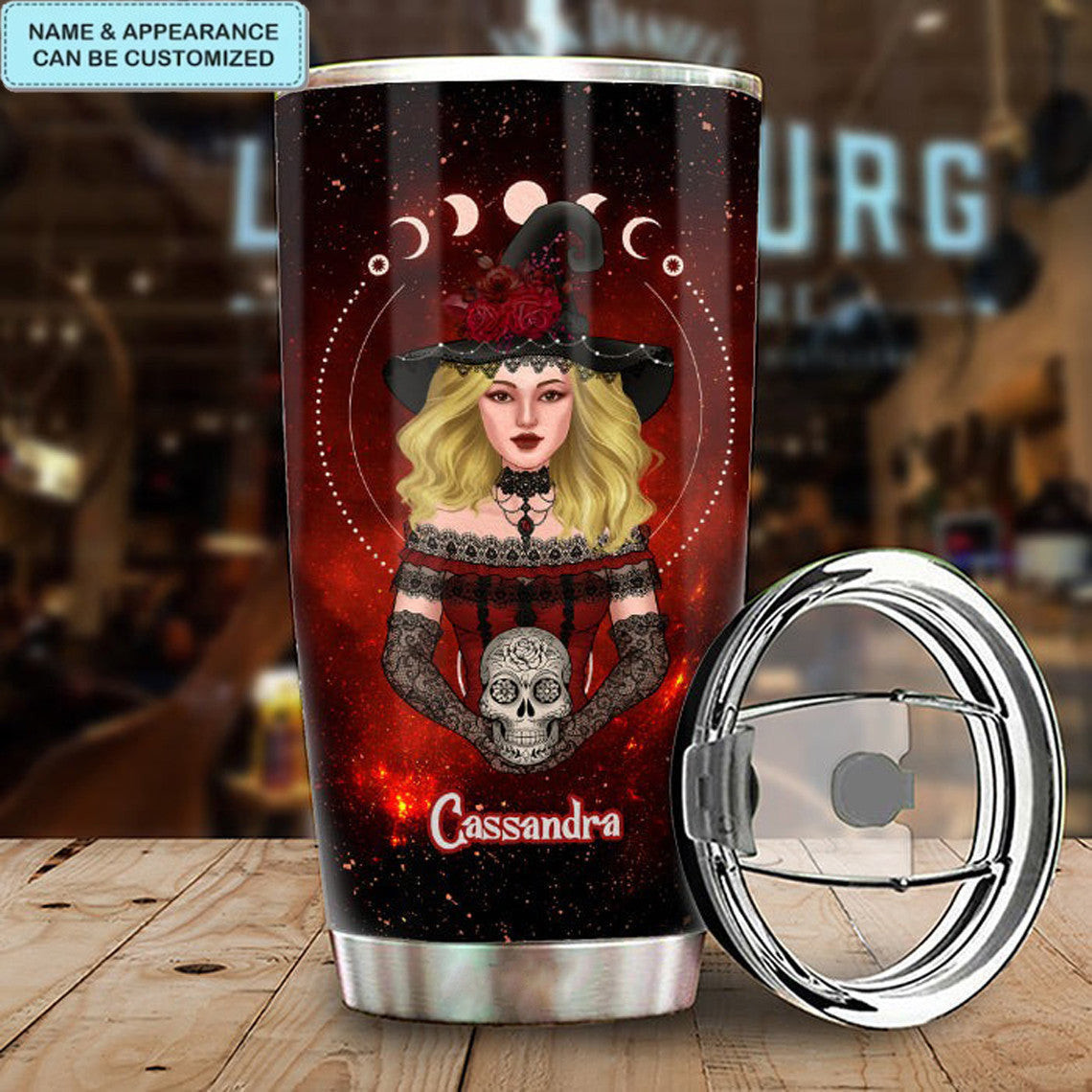 Custom We Are The Granddaughters Of The Witches Tumbler Halloween Coffee Tumbler Gifts For Her