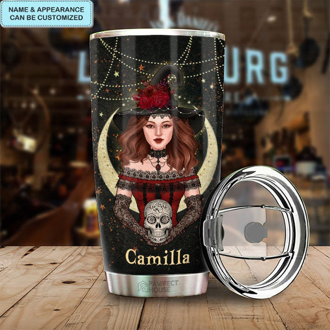 Custom What We Think We Become Tumbler 2024 Happy Witch Tumbler Cute Halloween Gifts - Image 3