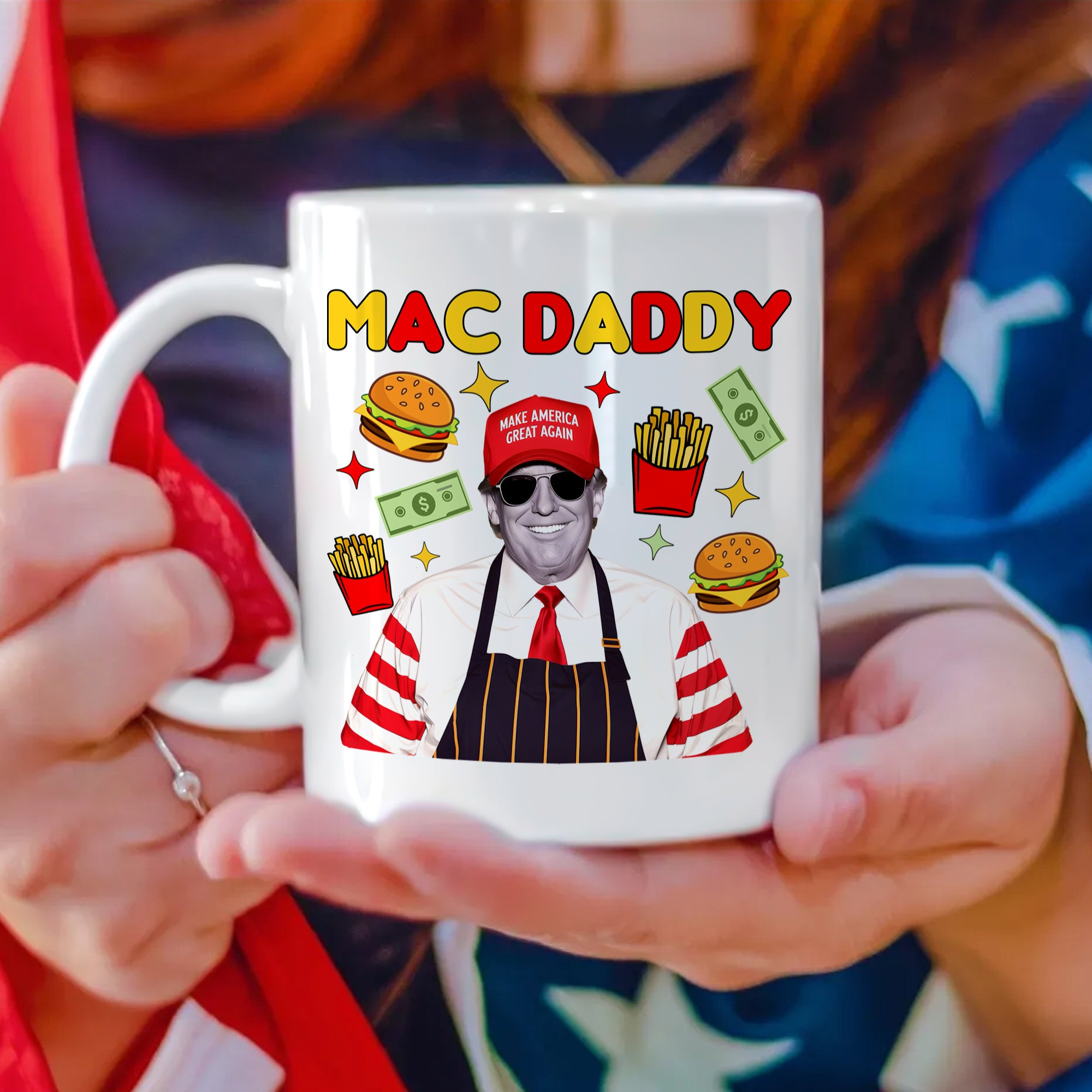 Mac Daddy Donald Trump 47 Mug President Trump MAGA Mug Patriotic Gifts For Dad - Image 5