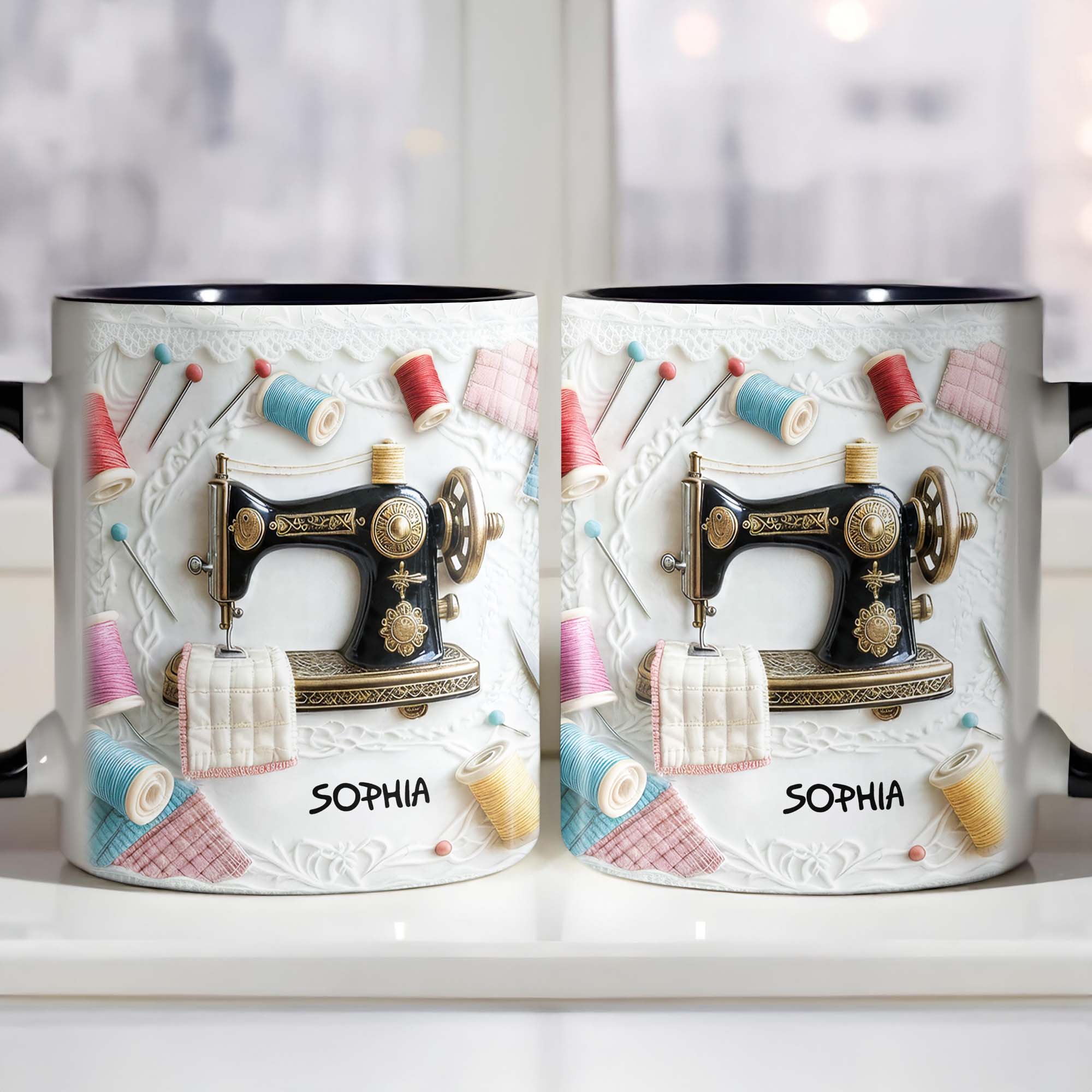 Personalized A Craft Moment Accent Mug Capture Sewing Art Coffee Cup Gift For Crafter