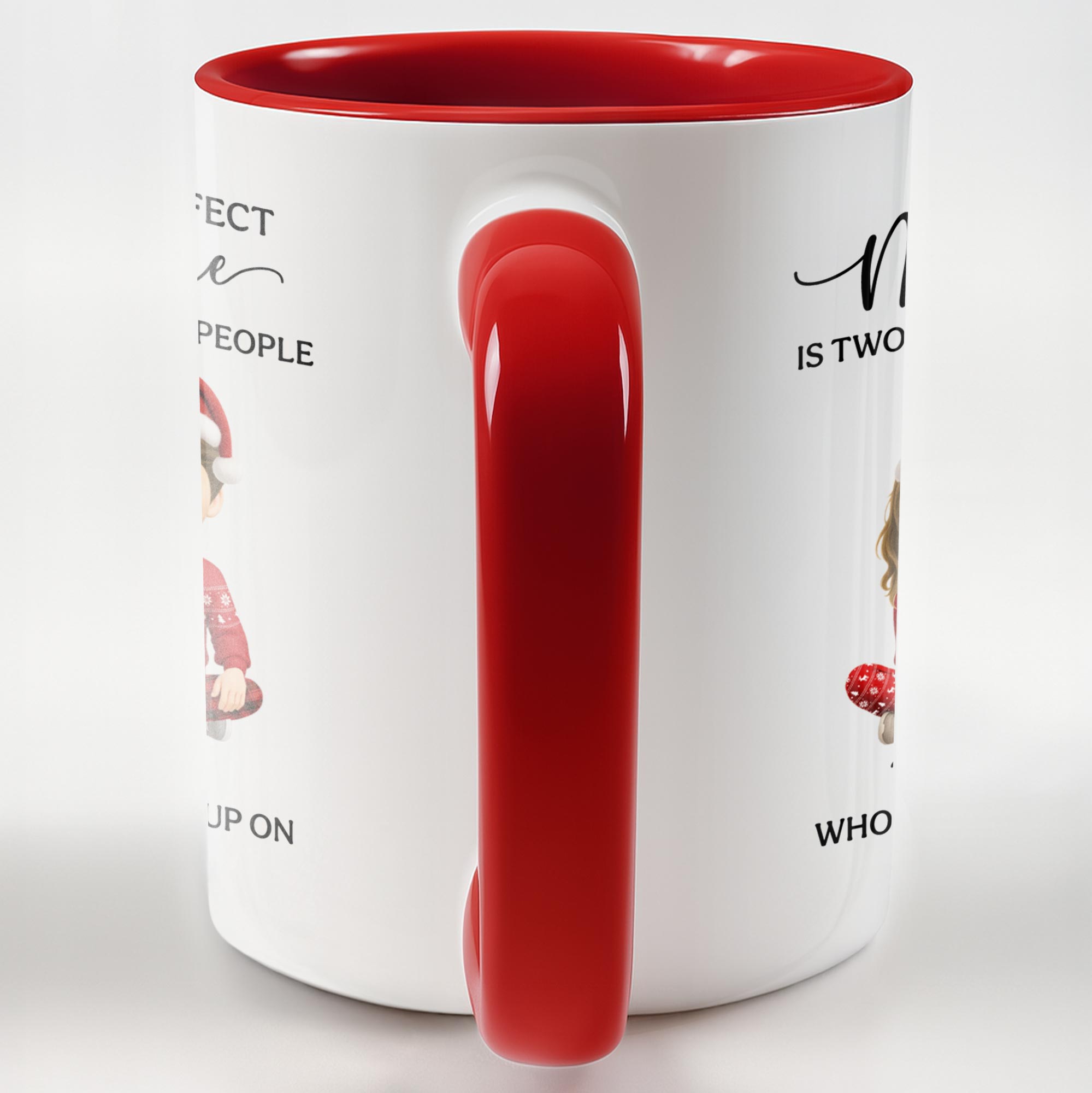Personalized A Perfect Marriage Is Two Imperfect People Accent Mug Christmas Gifts For Couples - Image 6