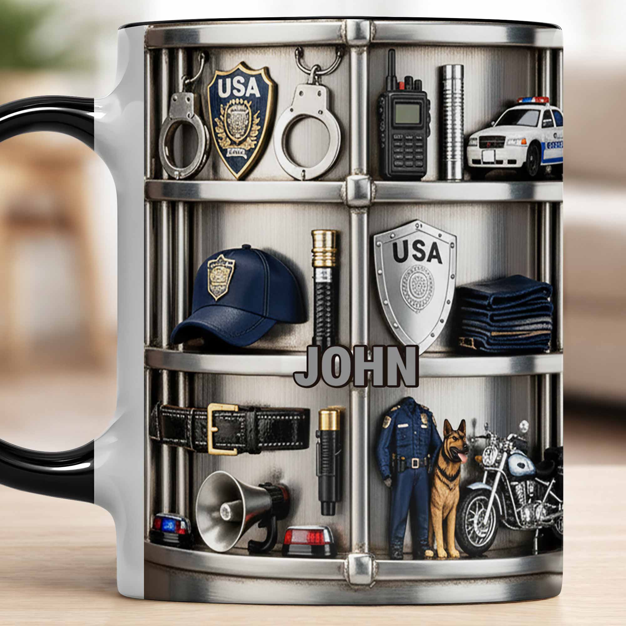 Personalized Appreciation For Law Enforcement Accent Mug Best Gifts For Police Officer - Image 8