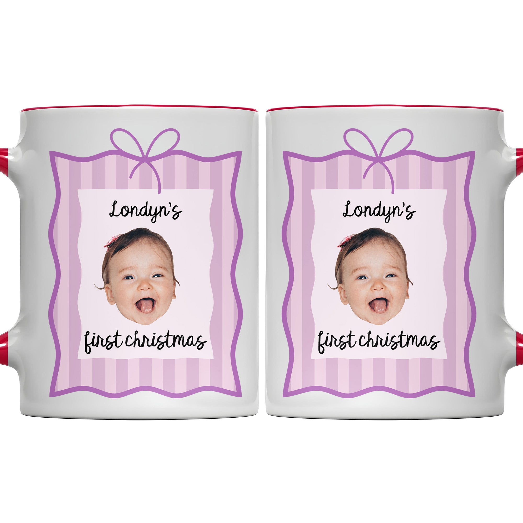 Personalized Baby First Christmas Accent Mug Best Xmas Gifts For Baby - Image 8