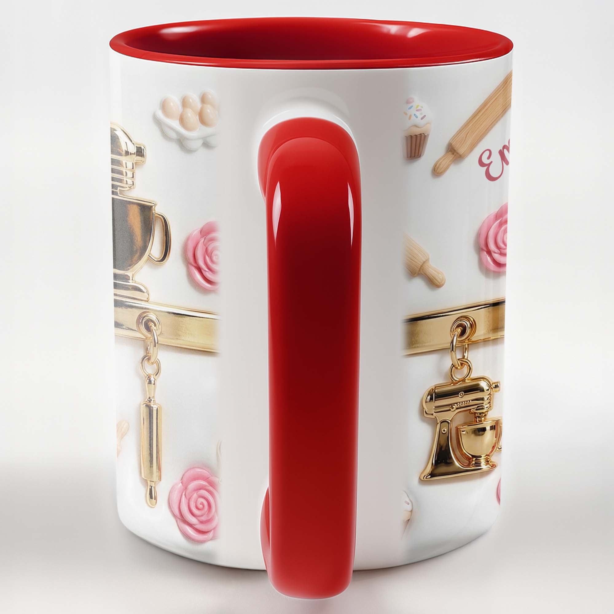 Personalized Baking Lover Accent Mug Cute Kitchen Tools Coffee Cup Gift For Bakers - Image 6