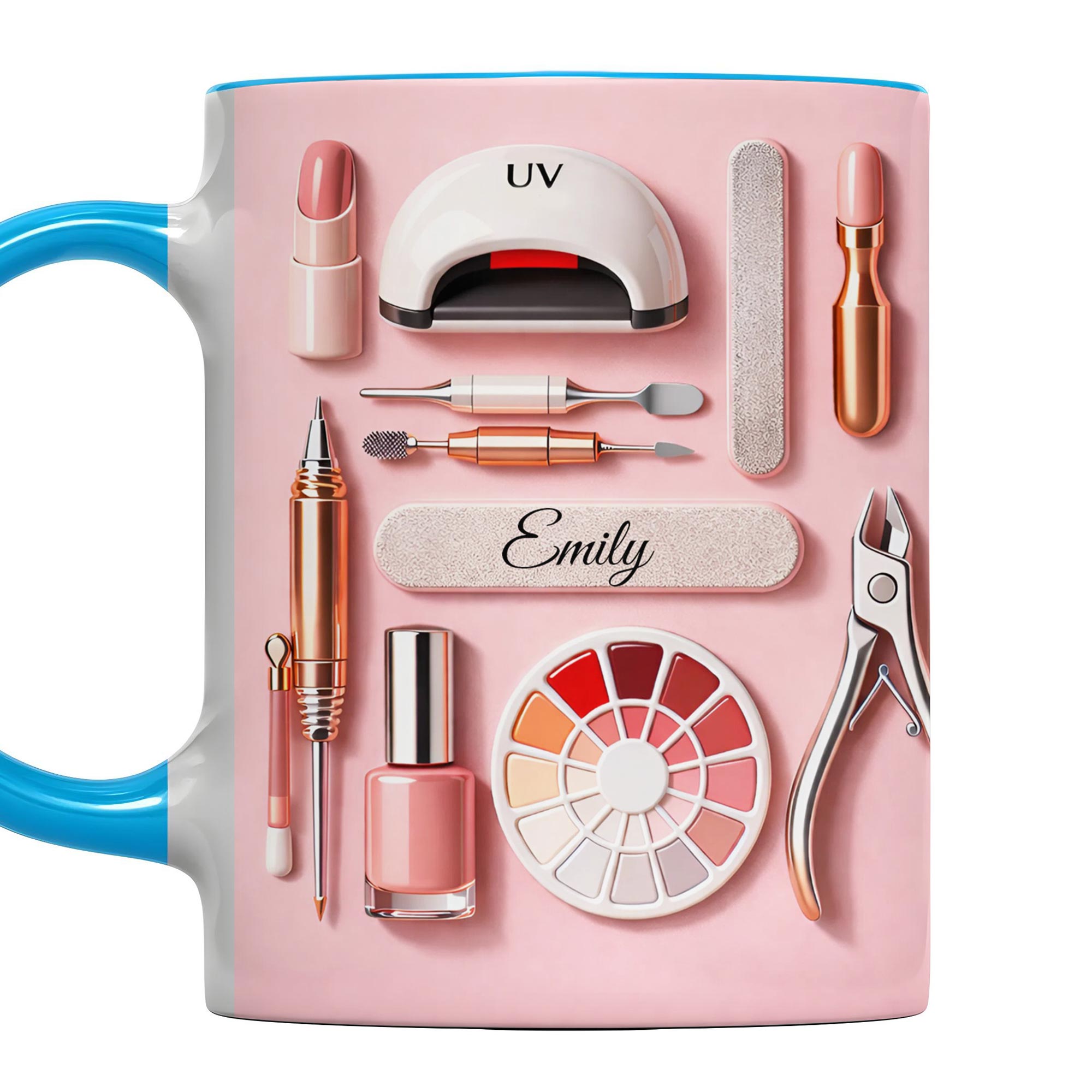 Personalized Beauty And Care Essentials Accent Mug Best Gifts For Beauty Lovers - Image 7