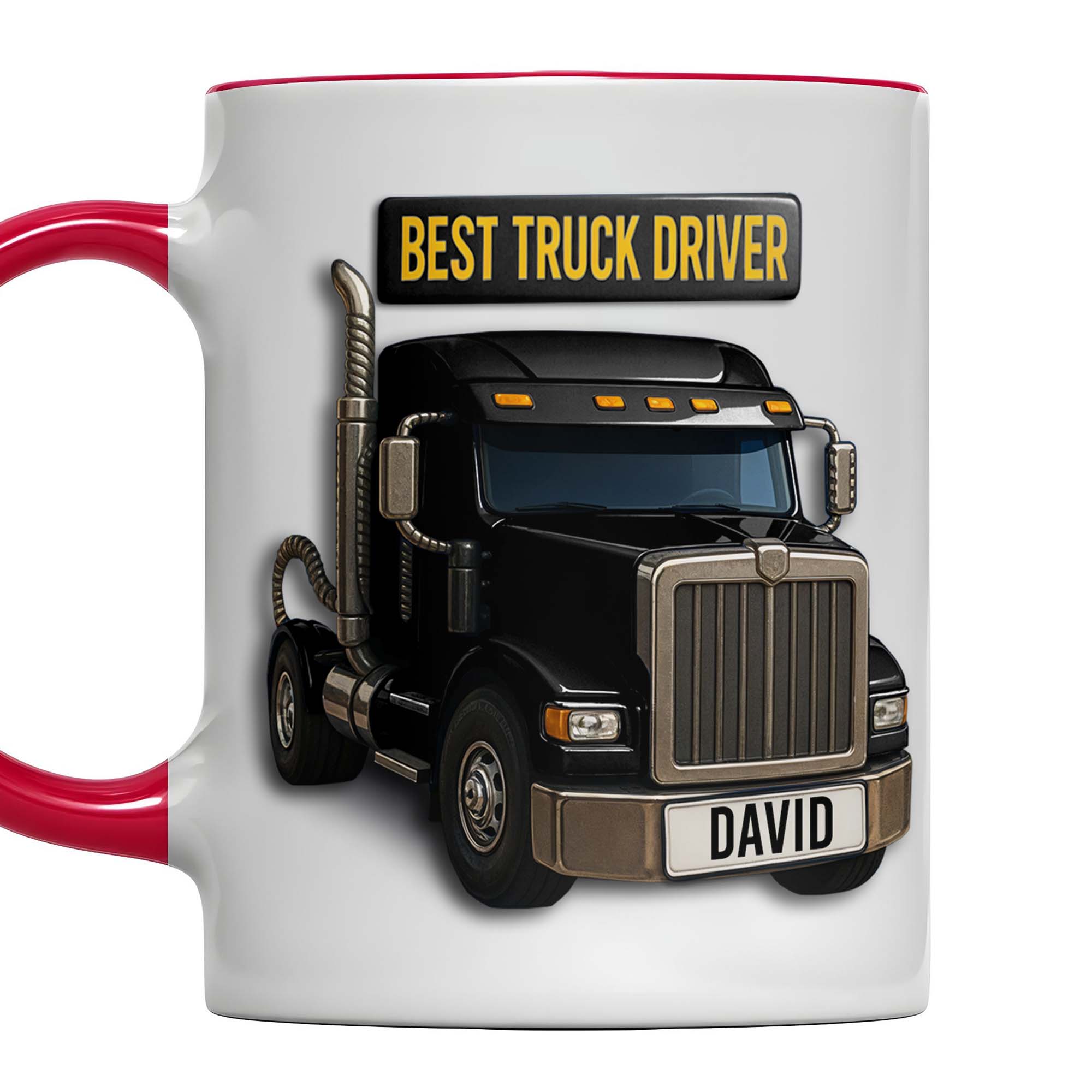 Personalized Best Truck Driver Accent Mug Best Gifts For A Truck Driver - Image 6