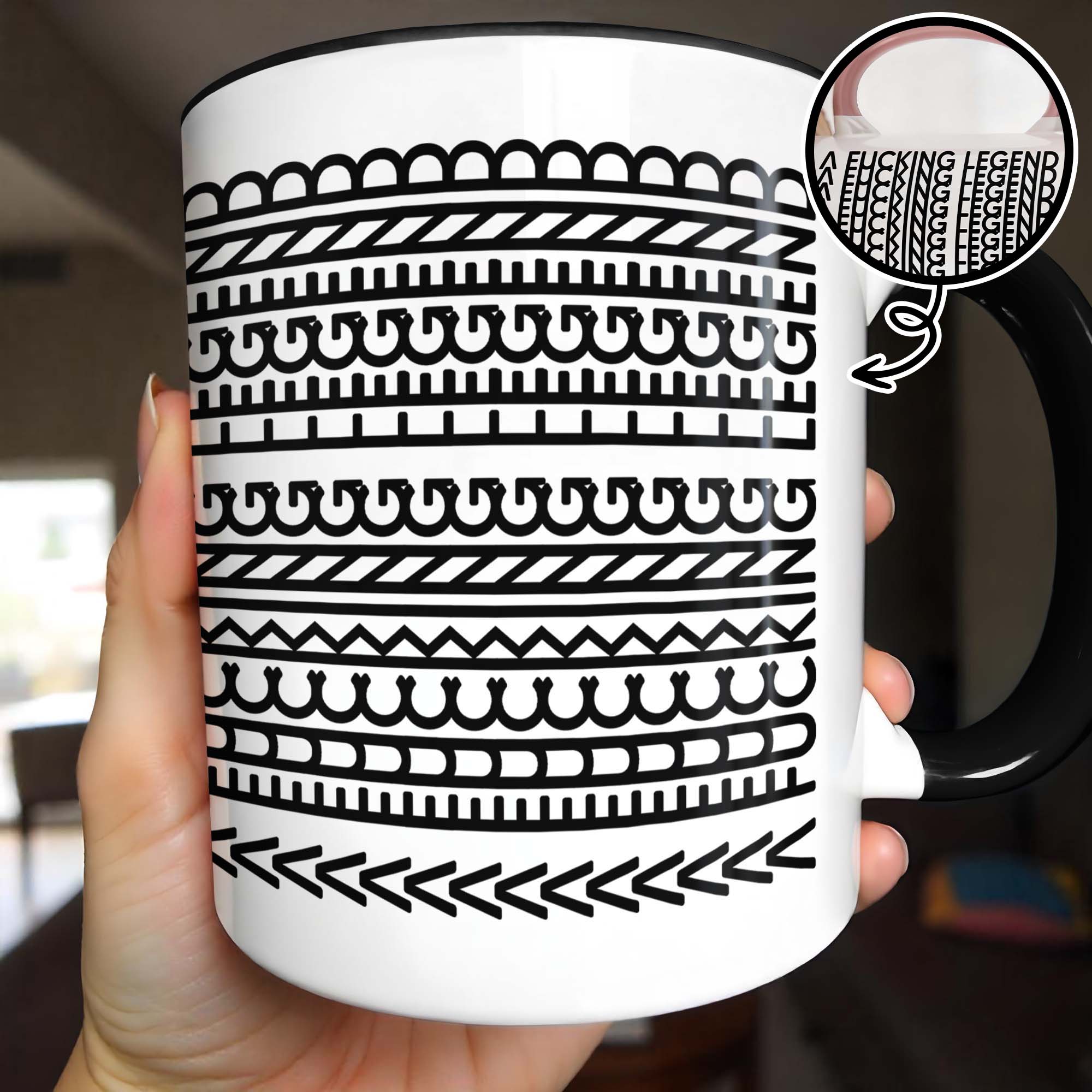 Personalized Capture The Essence Of Artistic Patterns Accent Mug Funny Gifts Ideas - Image 2