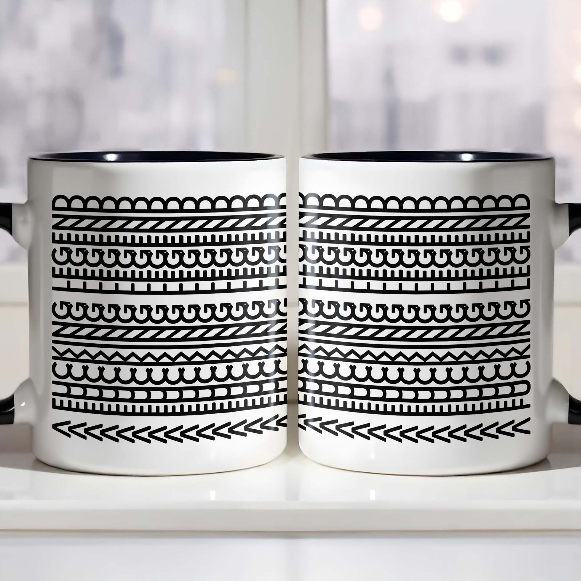 Personalized Capture The Essence Of Artistic Patterns Accent Mug Funny Gifts Ideas - Image 5