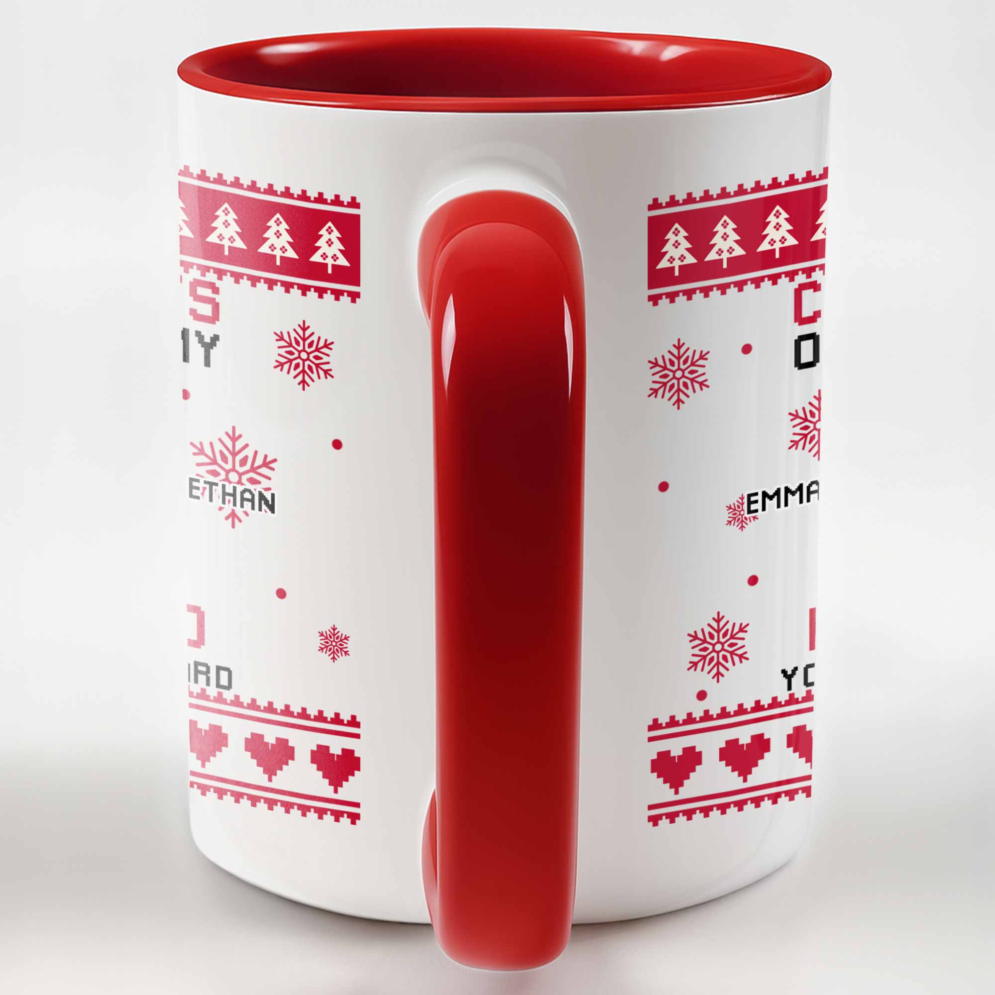 Personalized Congrats On Being My Husband Accent Mug Christmas Themed Coffee Cup Couple Gifts - Image 5