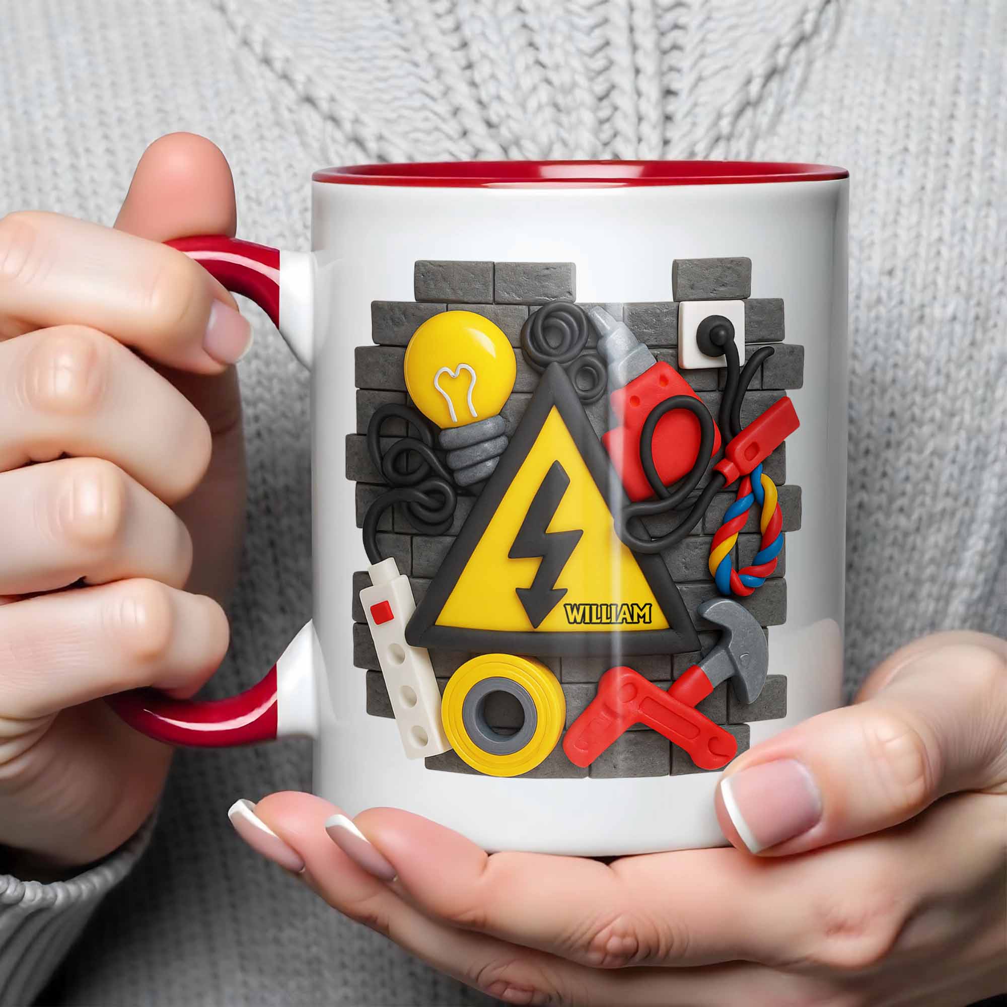Personalized Create Your Adventure With Favorite Icons Accent Mug Gifts For Husband - Image 4