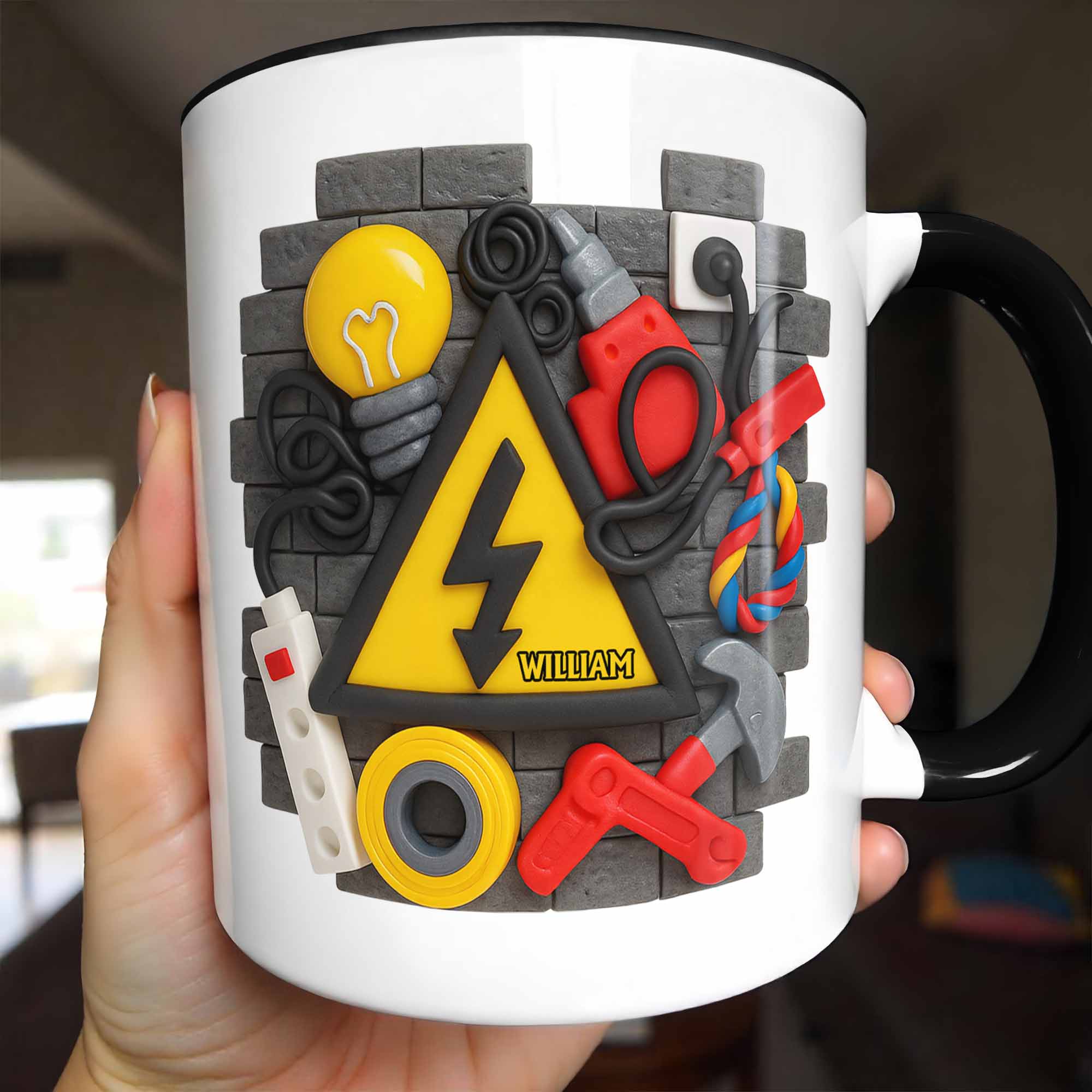 Personalized Create Your Adventure With Favorite Icons Accent Mug Gifts For Husband - Image 2