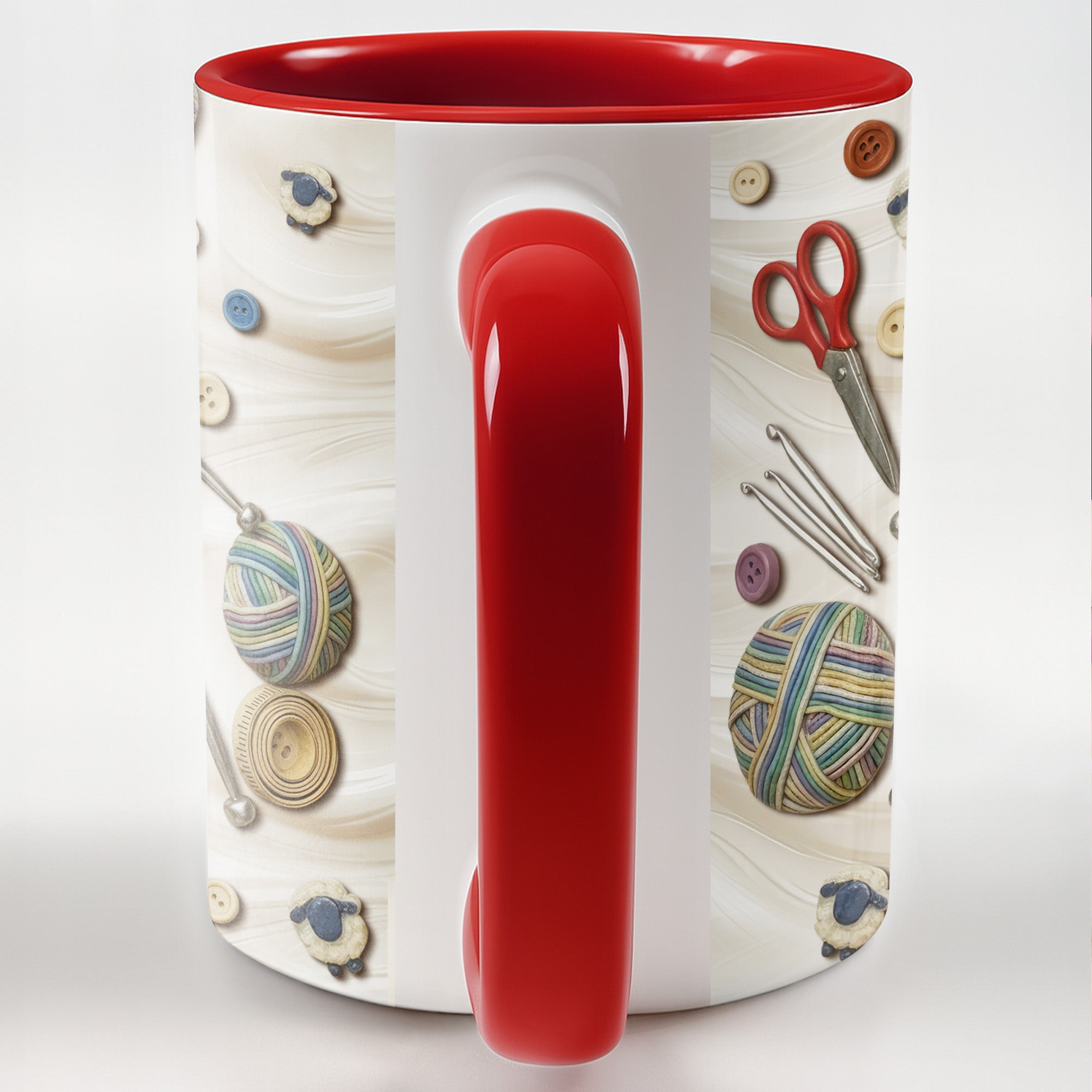Personalized Crochet Accent Mug Love Crocheting Coffee Mug Gift For Yarn Lover For Her - Image 5