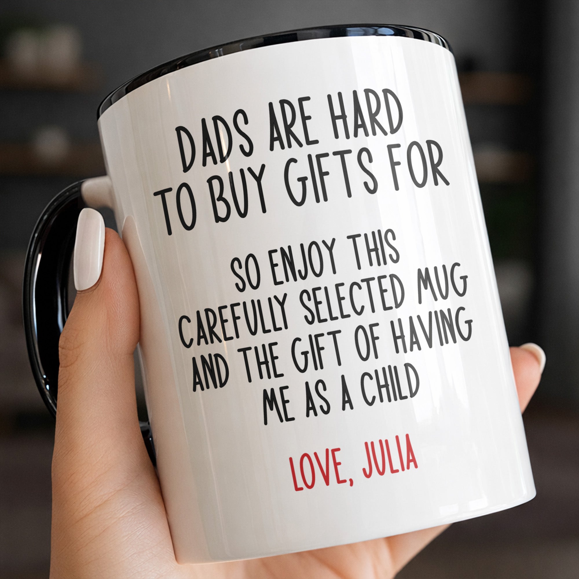Personalized Dads Are Hard To Buy Gifts For Accent Mug Funny Gifts For Dad - Image 5