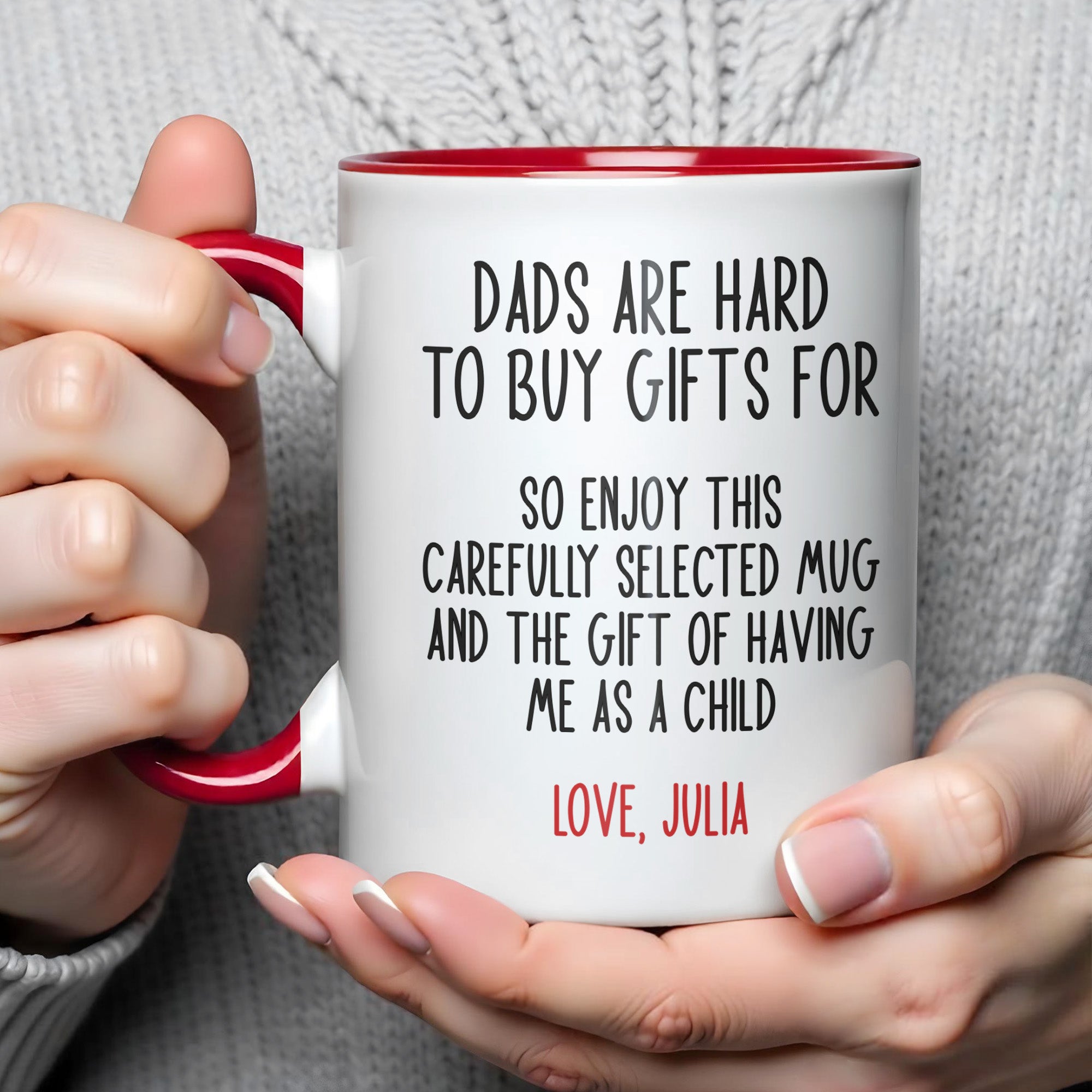 Personalized Dads Are Hard To Buy Gifts For Accent Mug Funny Gifts For Dad - Image 3