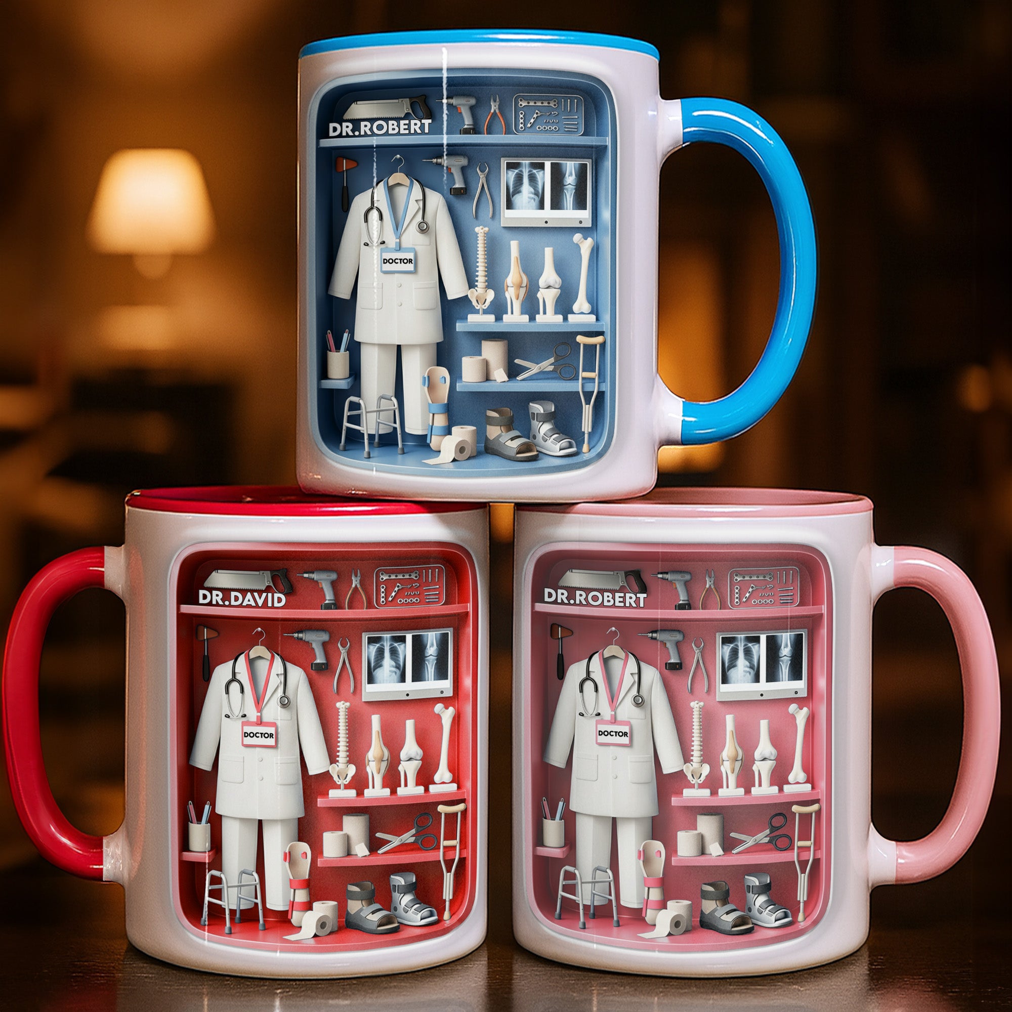 Personalized Doctor Themed Accent Mug Medical Journey Coffee Cup Gifts For Doctor - Image 5