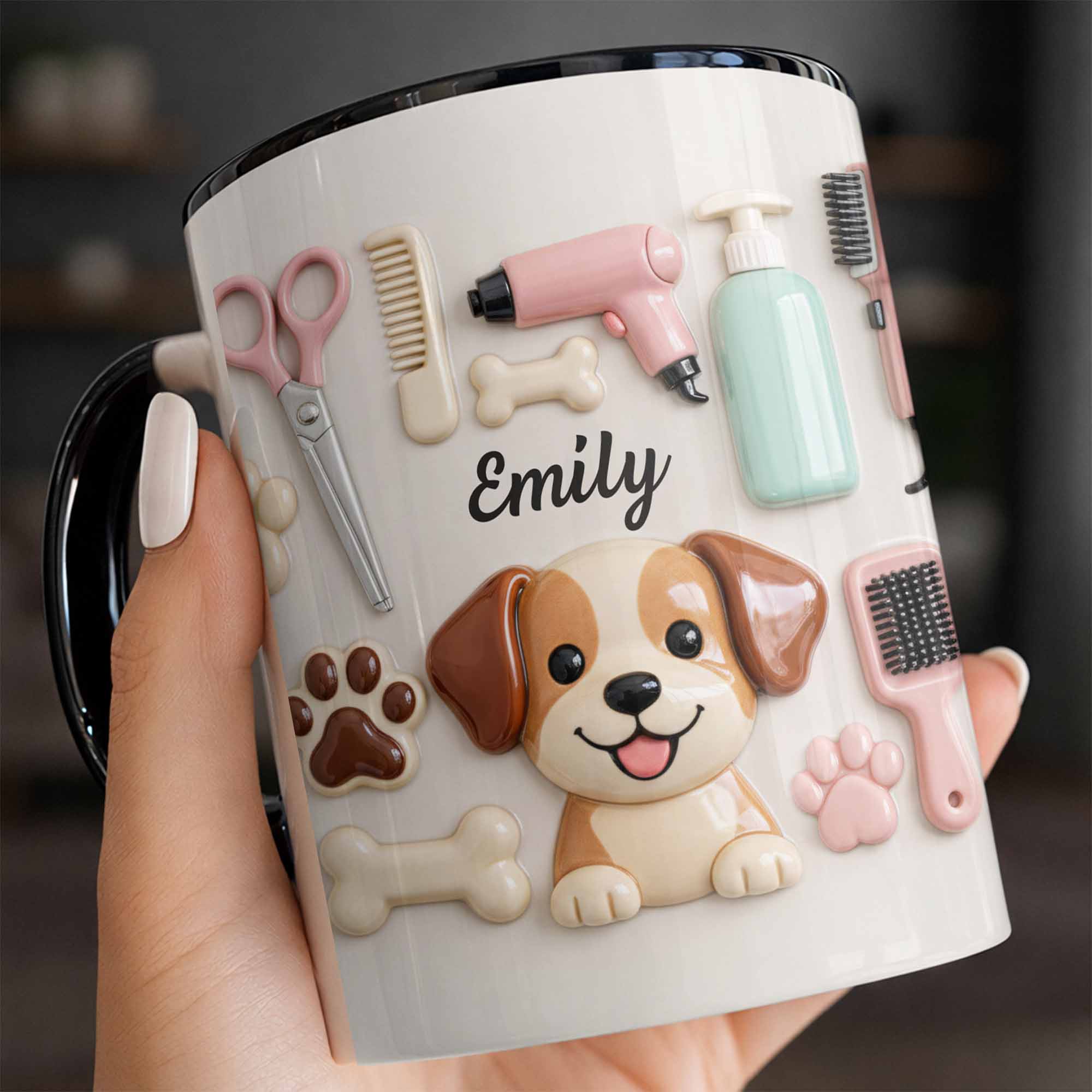 Personalized Dog Groomers Accent Mug Perfect Gift For Pet Lovers - Image 5