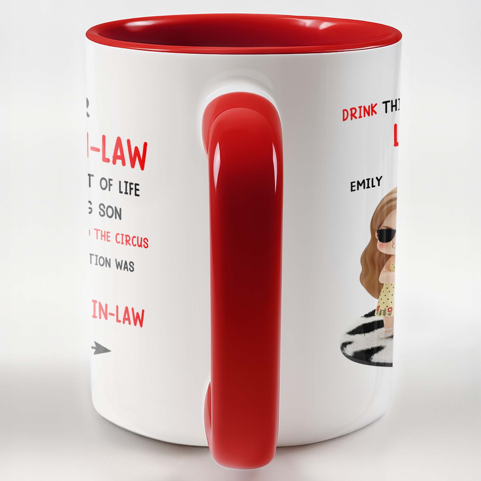 Personalized Drink This When My Son Is On Your Last Nerve Accent Mug Gifts For Daughter In Law - Image 6
