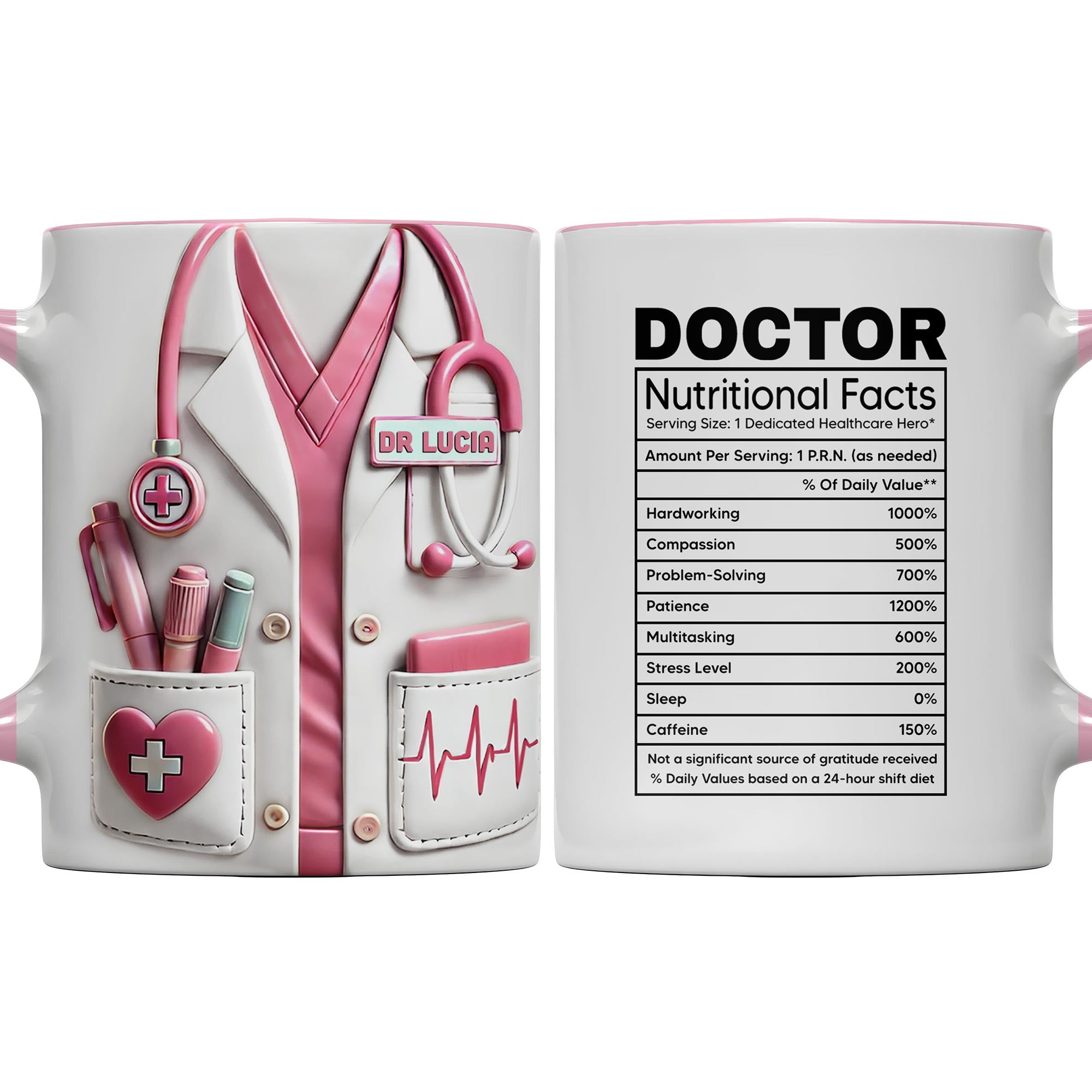 Personalized Essential Medical Equipment Accent Mug Gift For Healthcare Professionals - Image 4