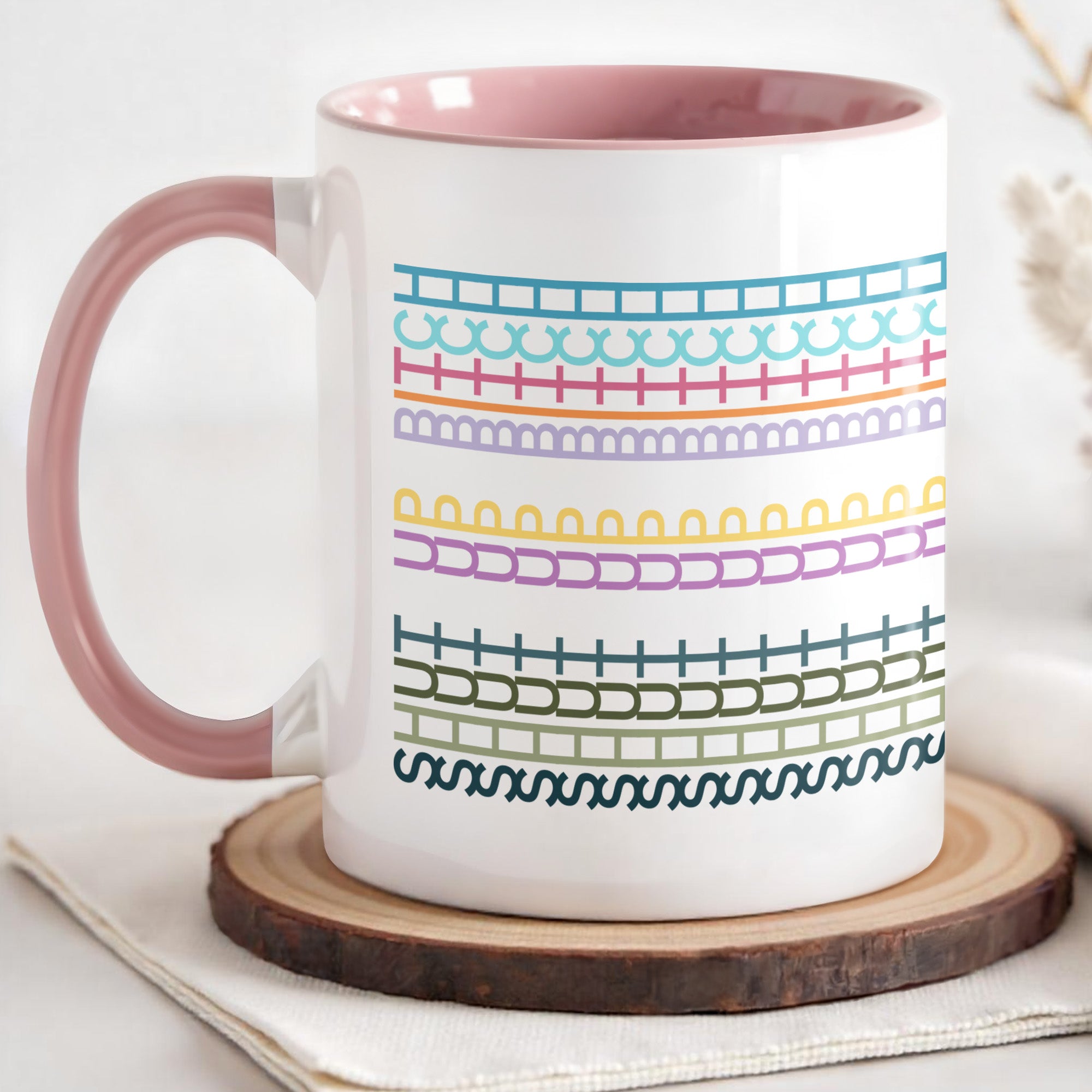 Personalized Explore The Beauty Of Colorful Patterns And Geometric Designs Accent Mug Best Gift - Image 4