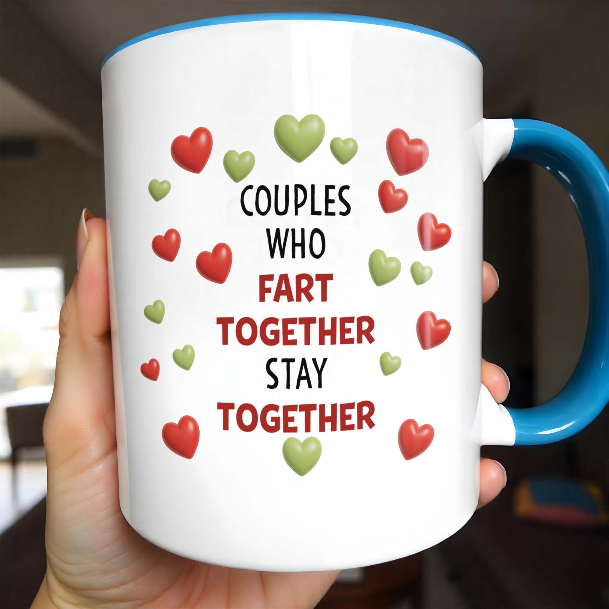Personalized Farting Together Since Accent Mug A Humorous Memento For Couples - Image 3