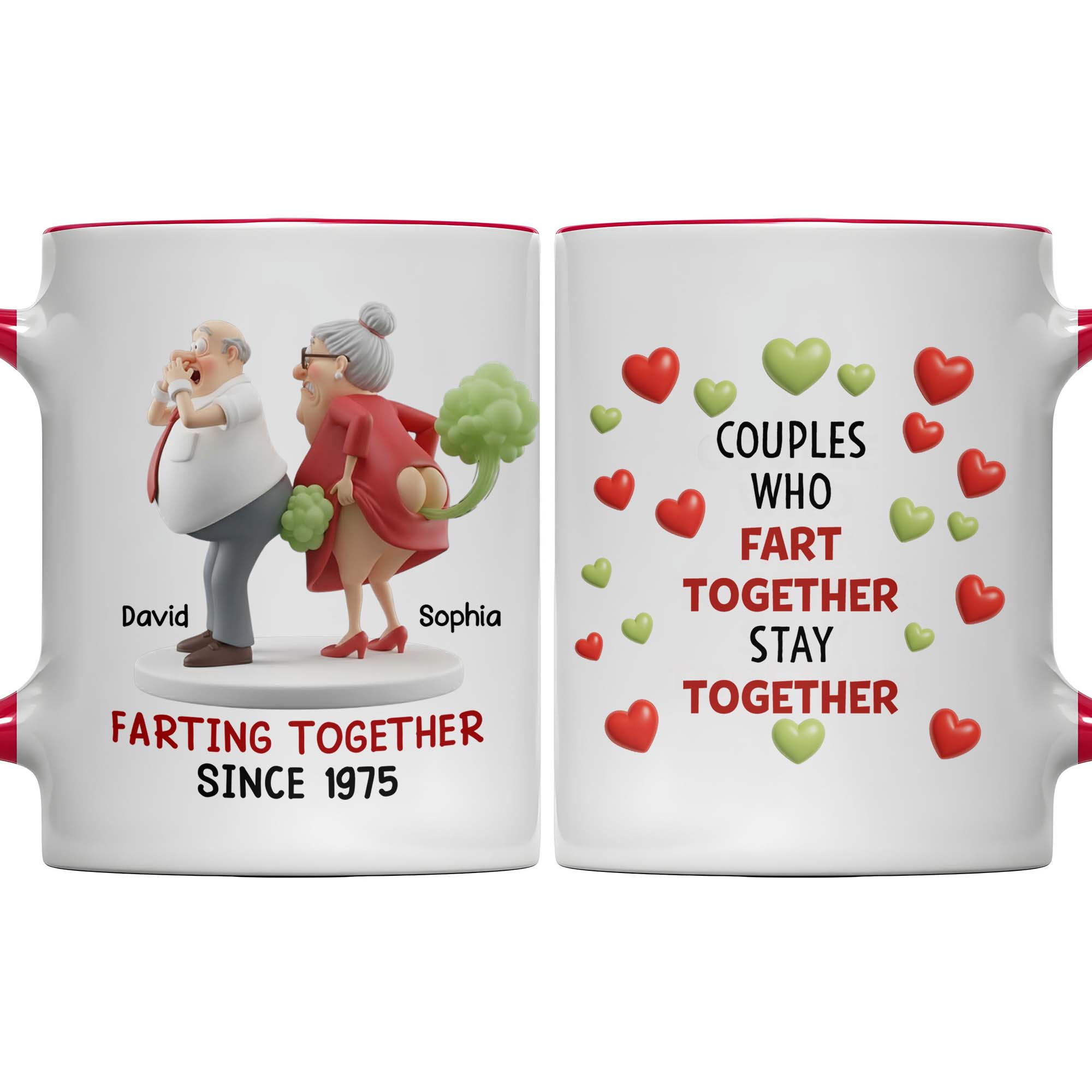 Personalized Farting Together Since Accent Mug A Humorous Memento For Couples - Image 6