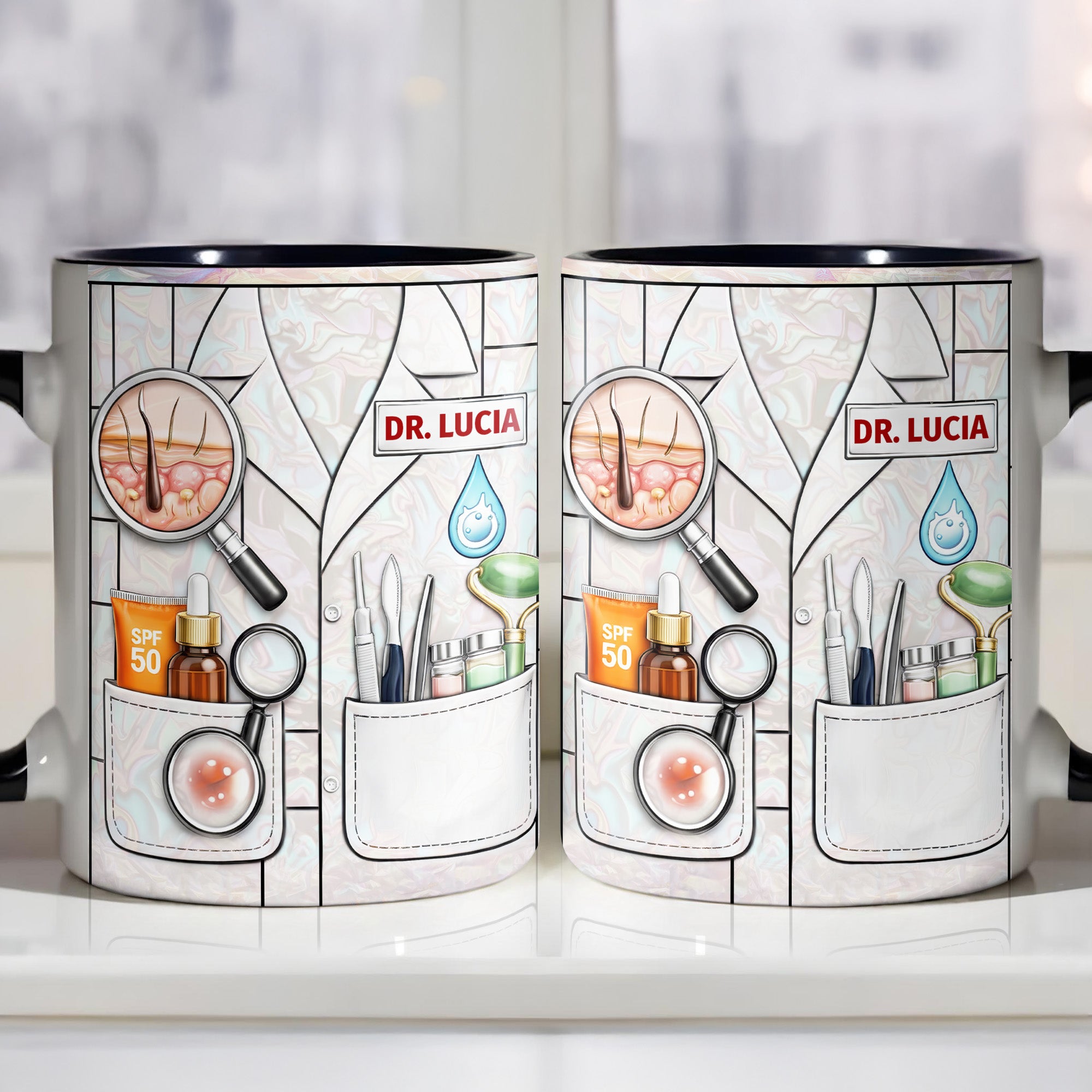 Personalized Featuring Medical Supplies Accent Mug Perfect Gifts For Medical Professionals