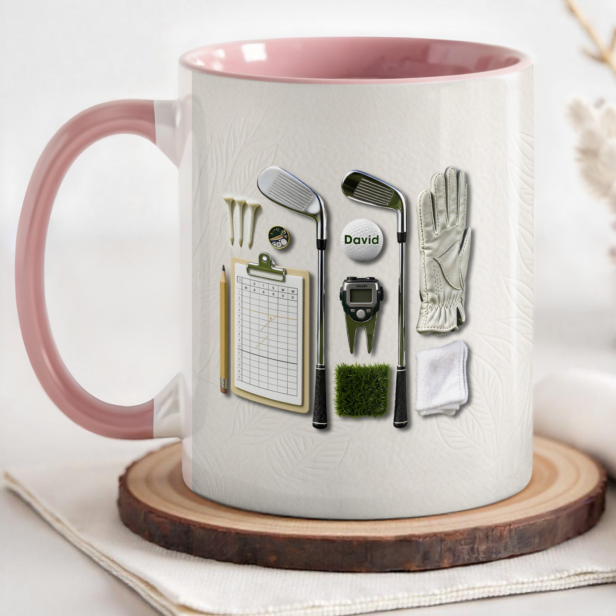 Personalized Golf Essential Equipment And Accessory Accent Mug Best Gifts For Golfers - Image 3