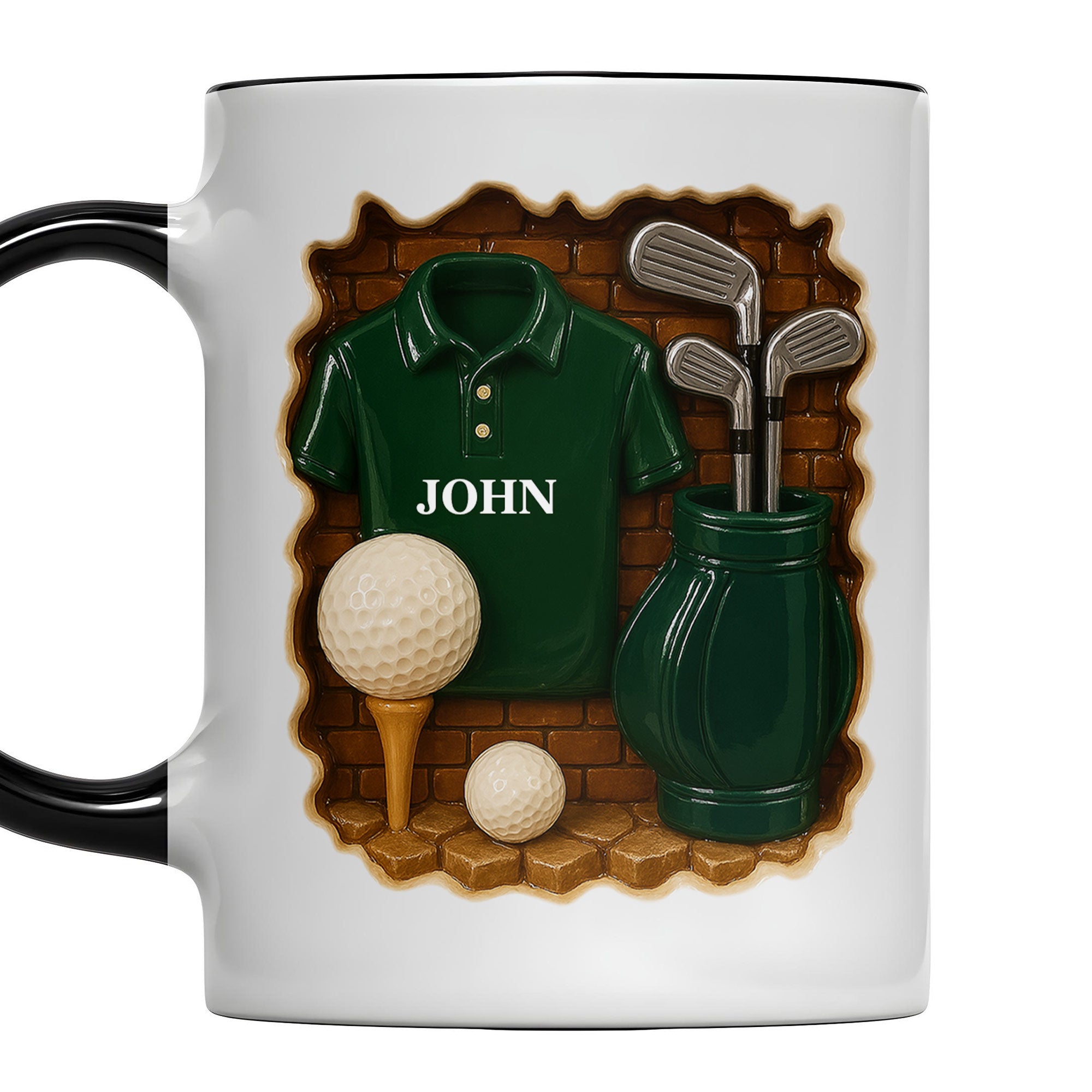 Personalized Golf Lovers Accent Mug Perfect Gift For Golfer Dad - Image 6