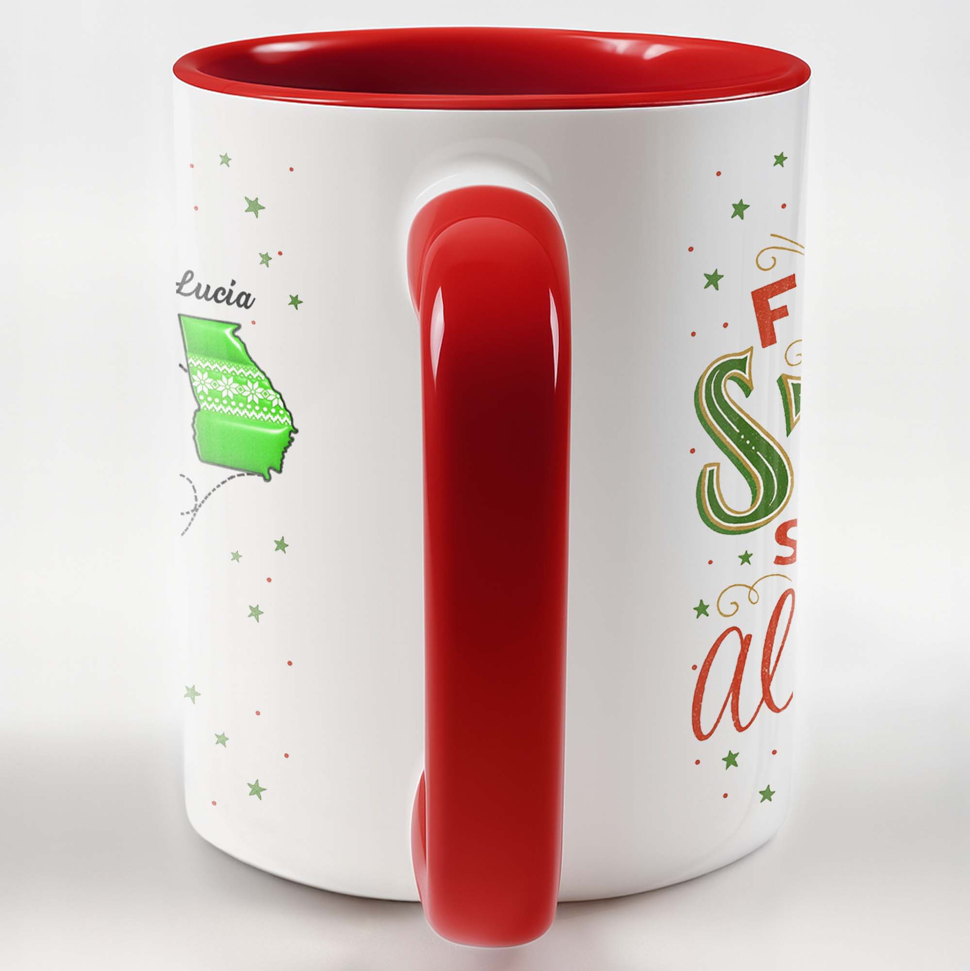 Personalized Good Friends Are Like Stars Accent Mug Best Gifts For Besties - Image 6