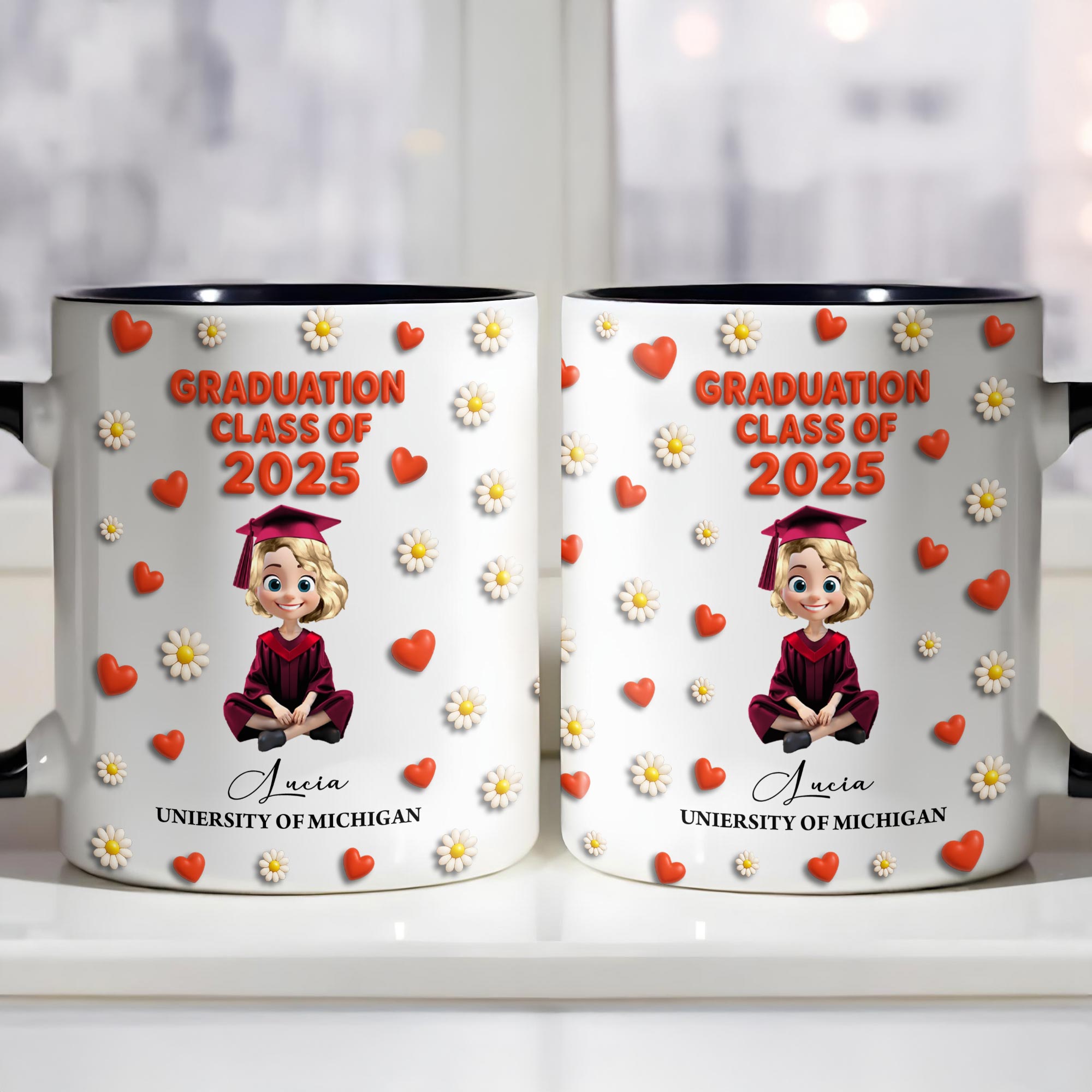Personalized Graduation Class Of Accent Mug Meaningful Graduation Gifts For Her