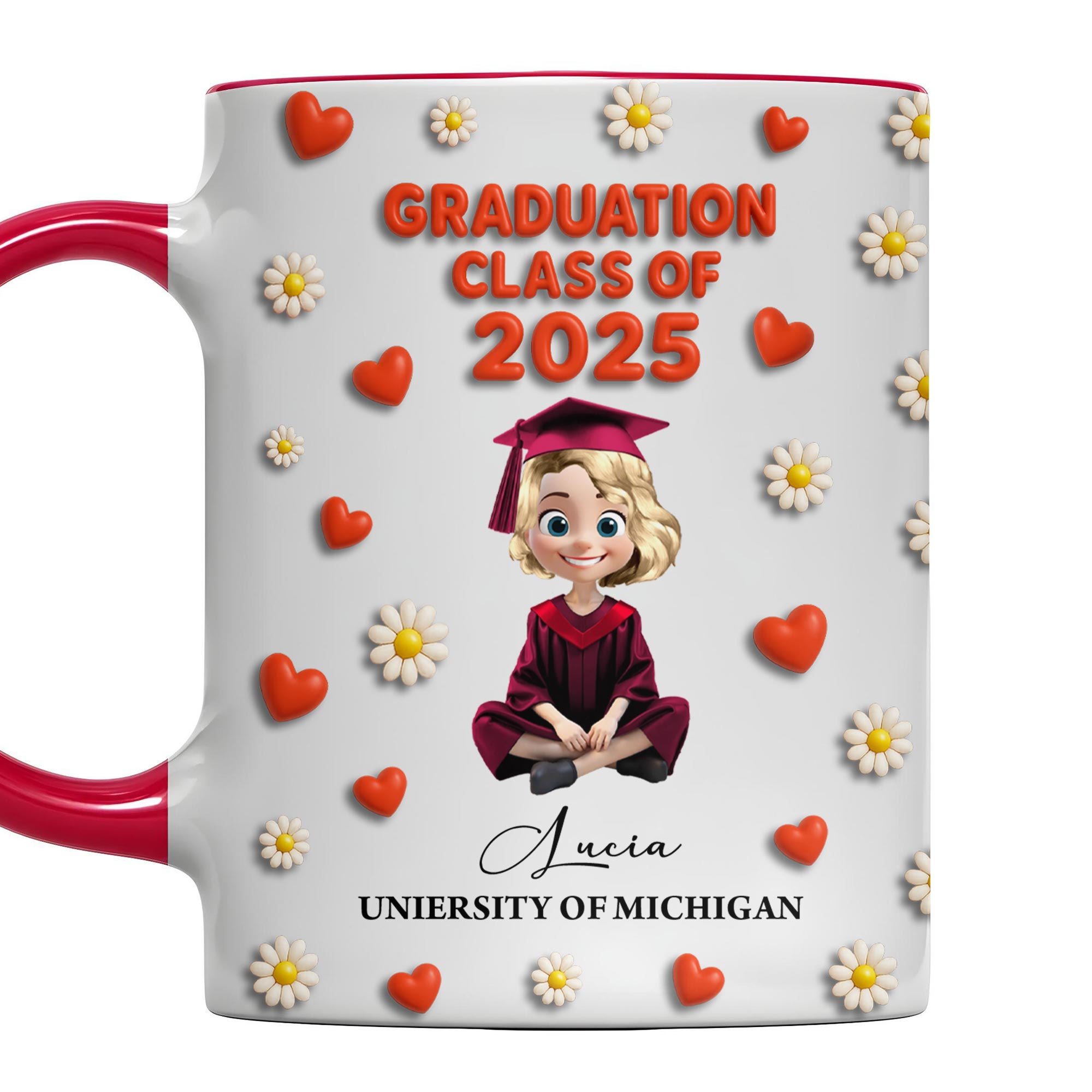 Personalized Graduation Class Of Accent Mug Meaningful Graduation Gifts For Her - Image 7