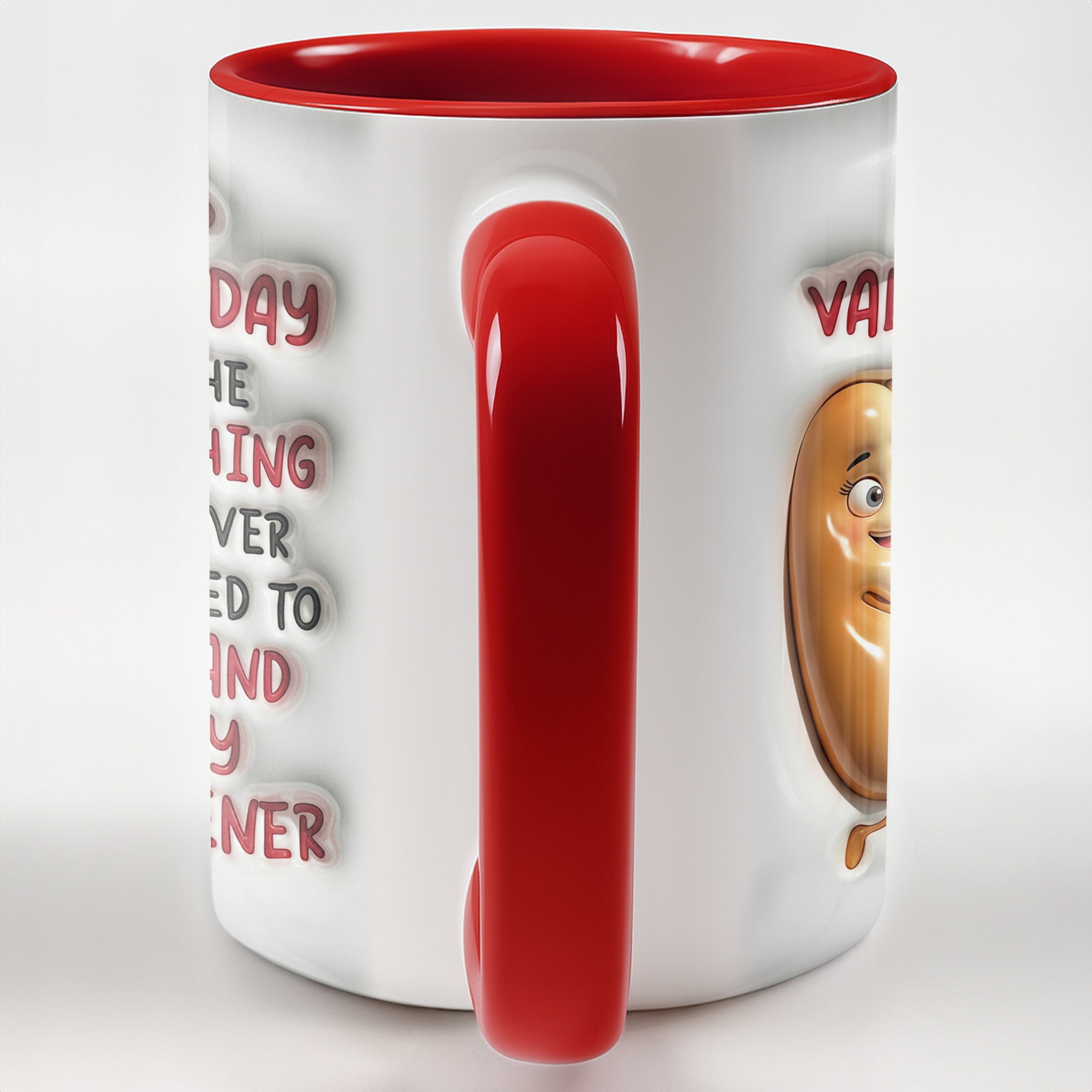 Personalized Happy Valentine's Day Accent Mug Couples Coffee Cup Gifts For Valentine - Image 5