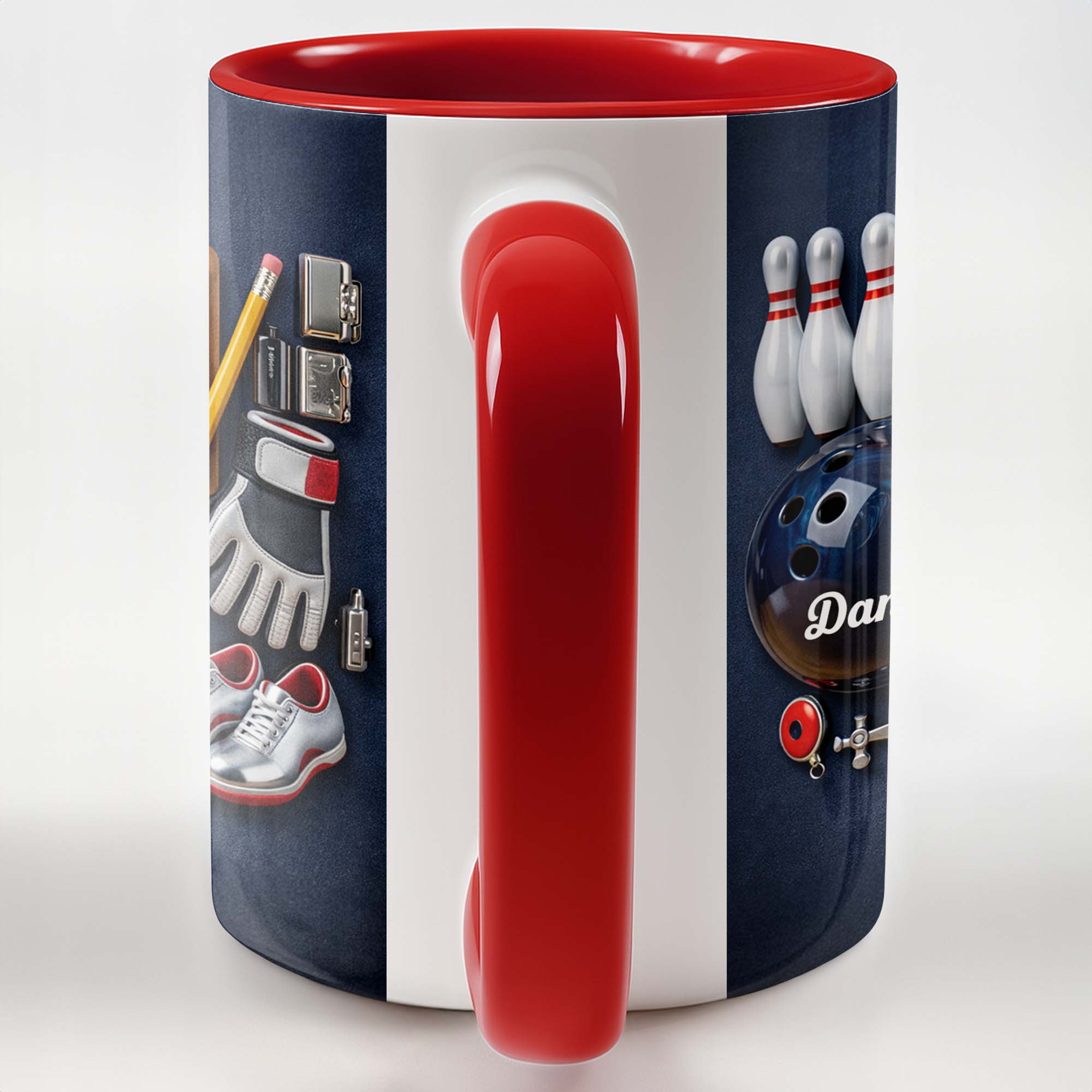 Personalized Hobby Essentials For Sports Enthusiasts Accent Mug Gifts For Bowling Lovers - Image 6