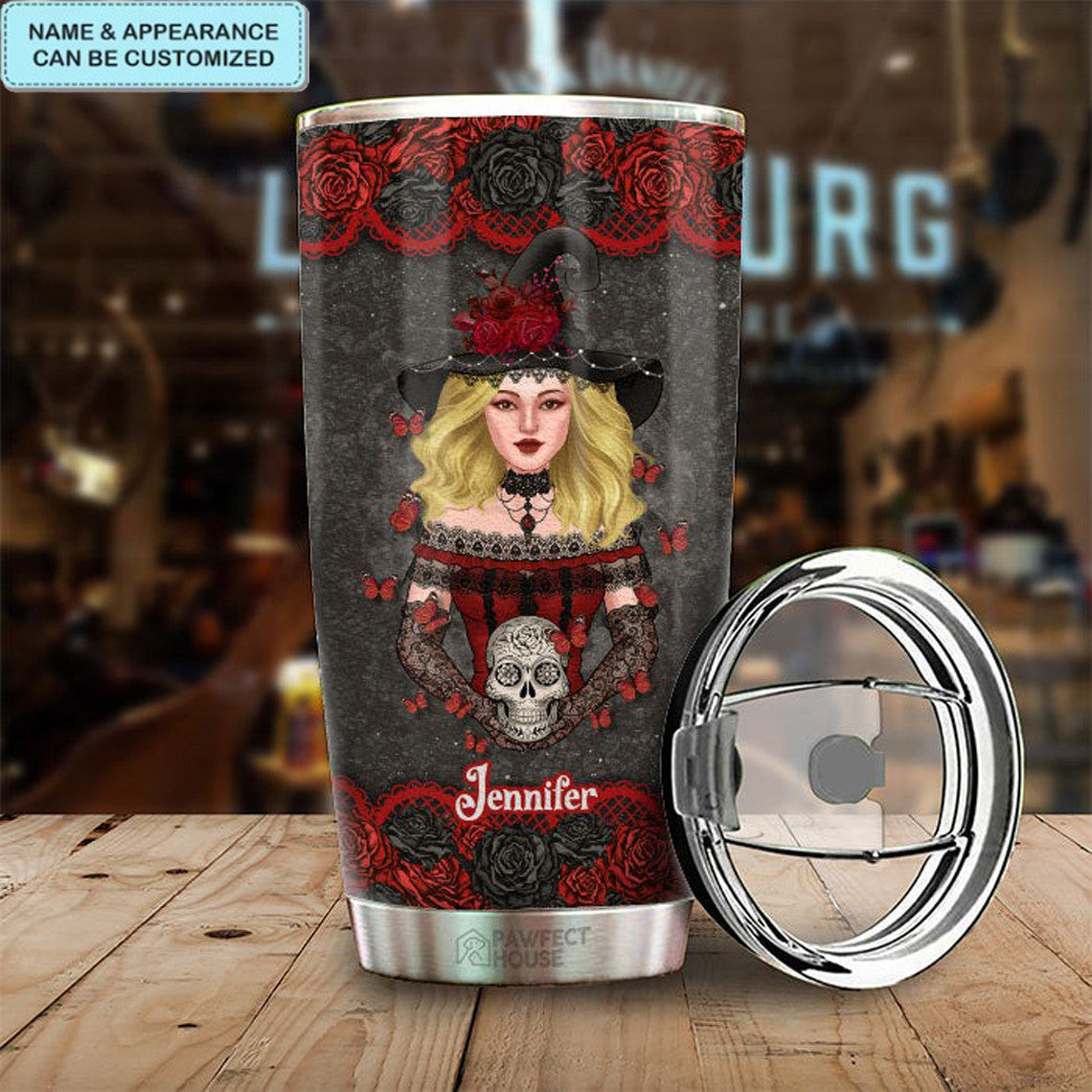 Personalized I Have Two Titles Princess And Witch Tumbler Witch Tumbler Halloween Gifts For Her - Image 4