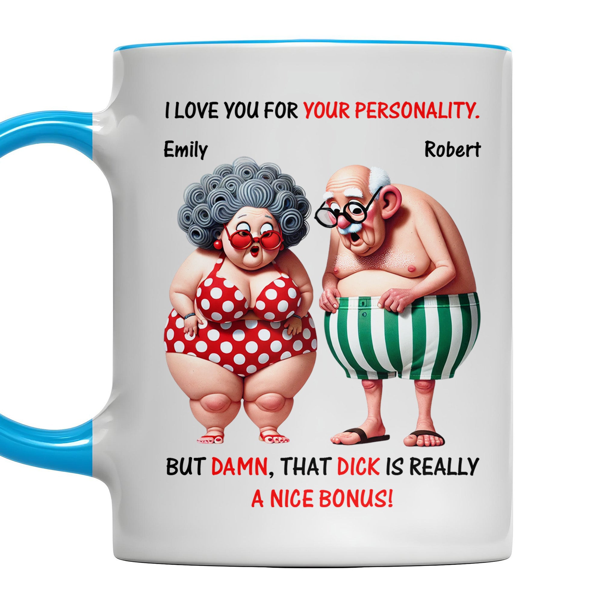 Personalized I Love You For Your Personality Accent Mug Gifts For A Couple That Has Everything - Image 2