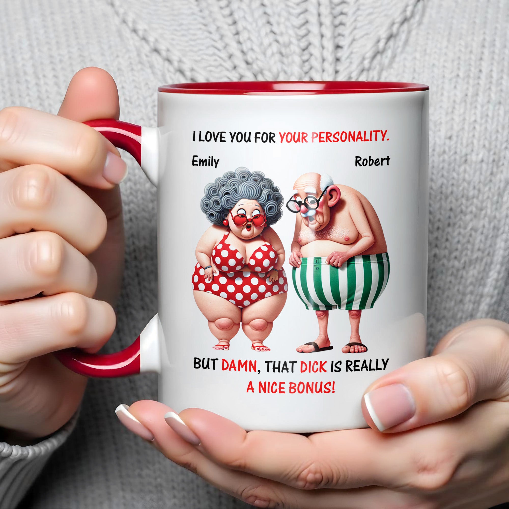 Personalized I Love You For Your Personality Accent Mug Gifts For A Couple That Has Everything - Image 5