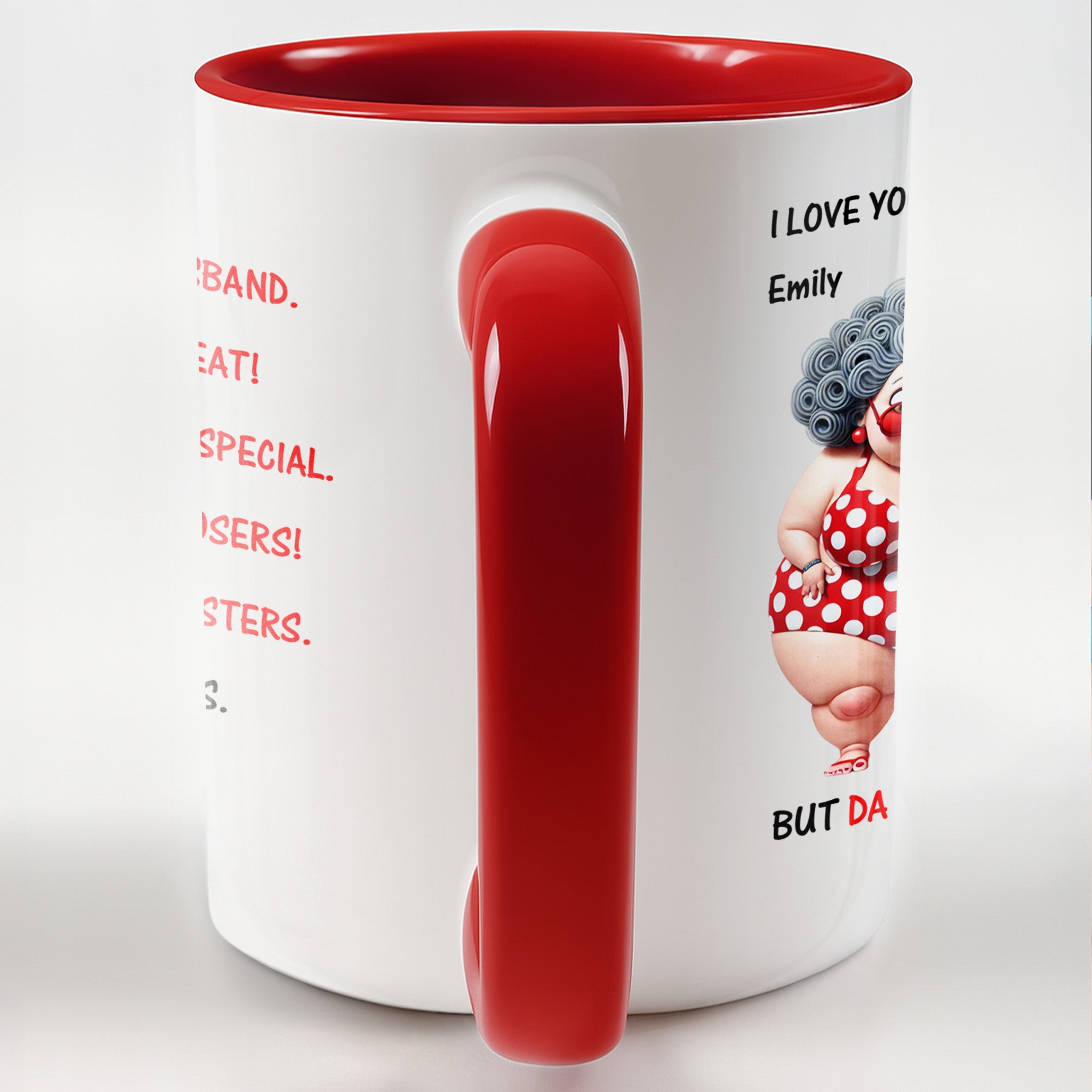 Personalized I Love You For Your Personality Accent Mug Gifts For A Couple That Has Everything - Image 6