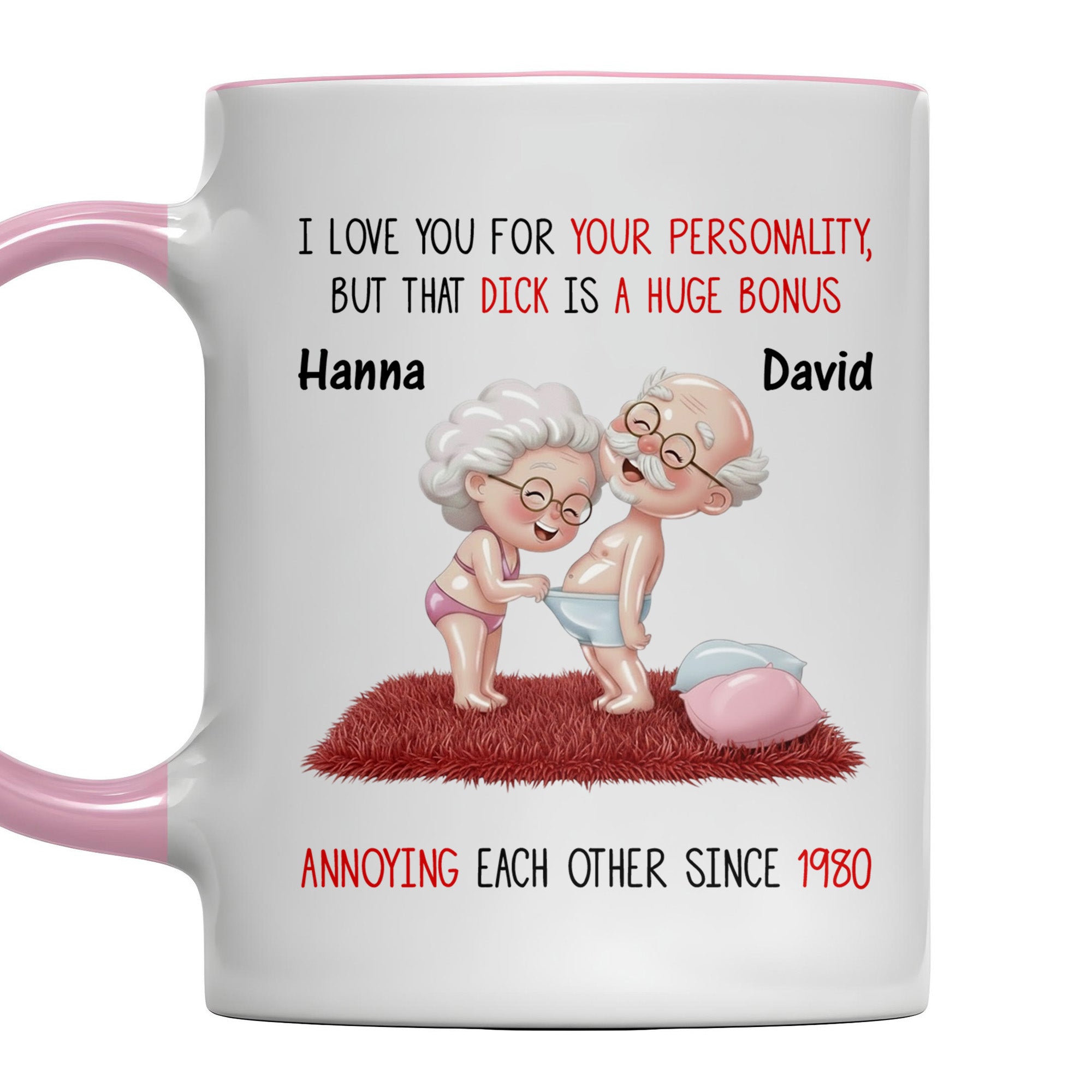 Personalized I Love You For Your Personality And More Accent Mug Gifts For Married Couples - Image 3