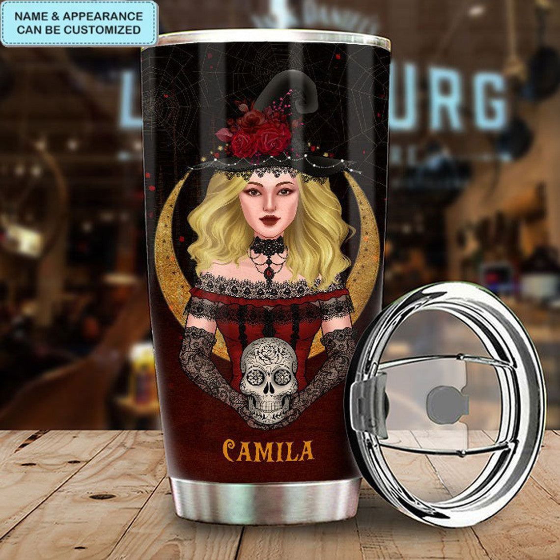 Personalized In My Defense The Moon Was Full Tumbler Halloween Ideas Witch Tumbler Cup - Image 2