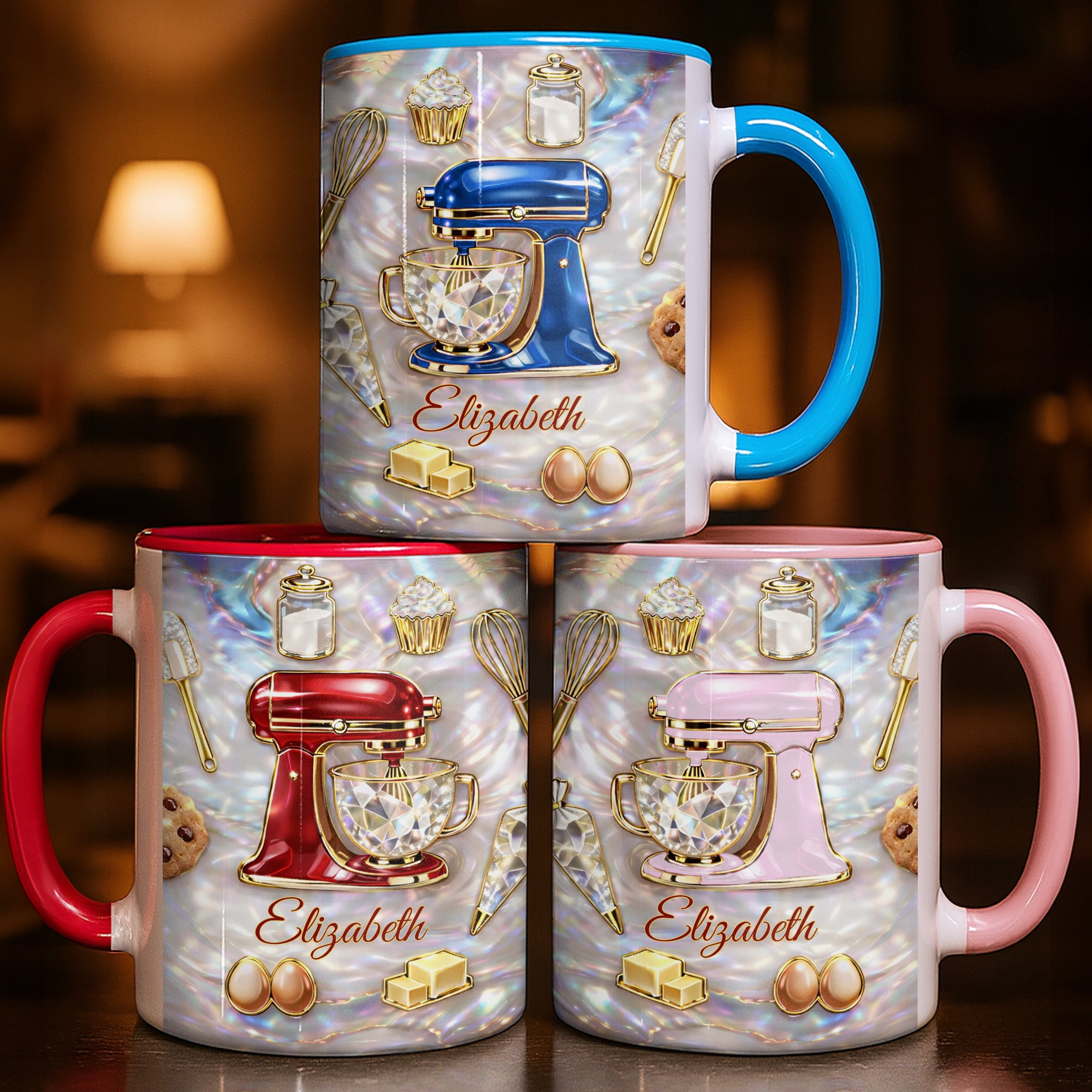 Personalized Kitchen Tools Accent Mug Best Gifts For Baking Lovers - Image 6