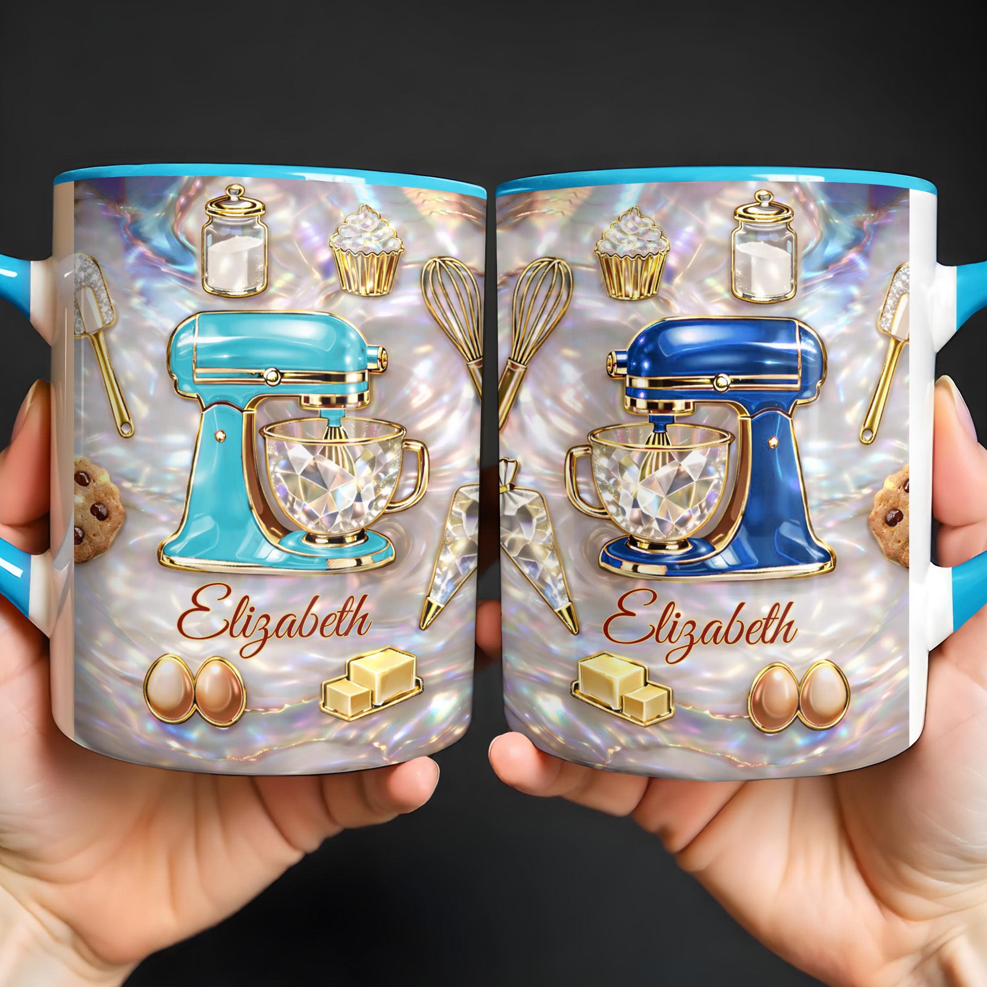 Personalized Kitchen Tools Accent Mug Best Gifts For Baking Lovers - Image 3