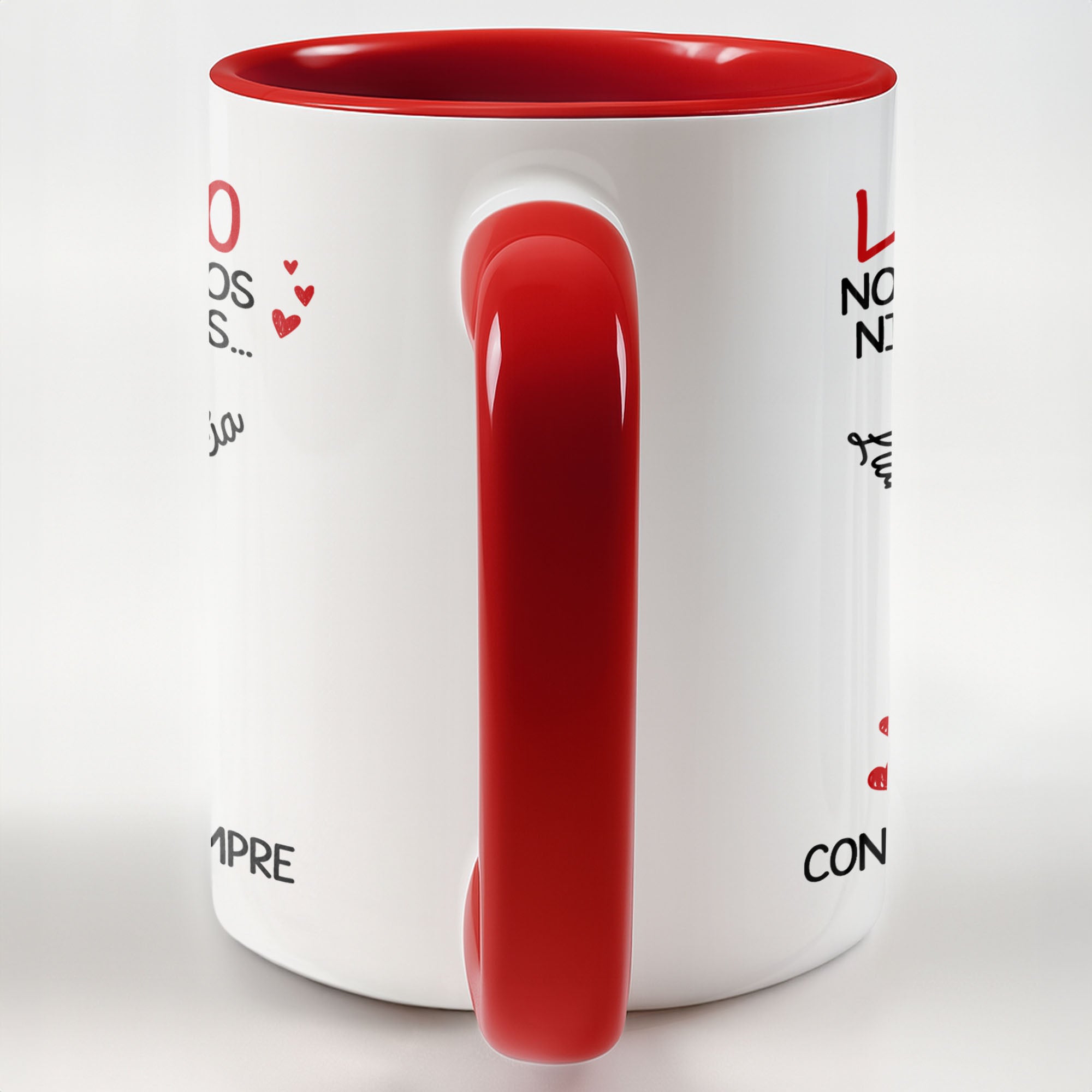 Personalized Lo Siento No Hay Reembolsos Holding Hands Accent Mug Gifts For Couples - Image 6