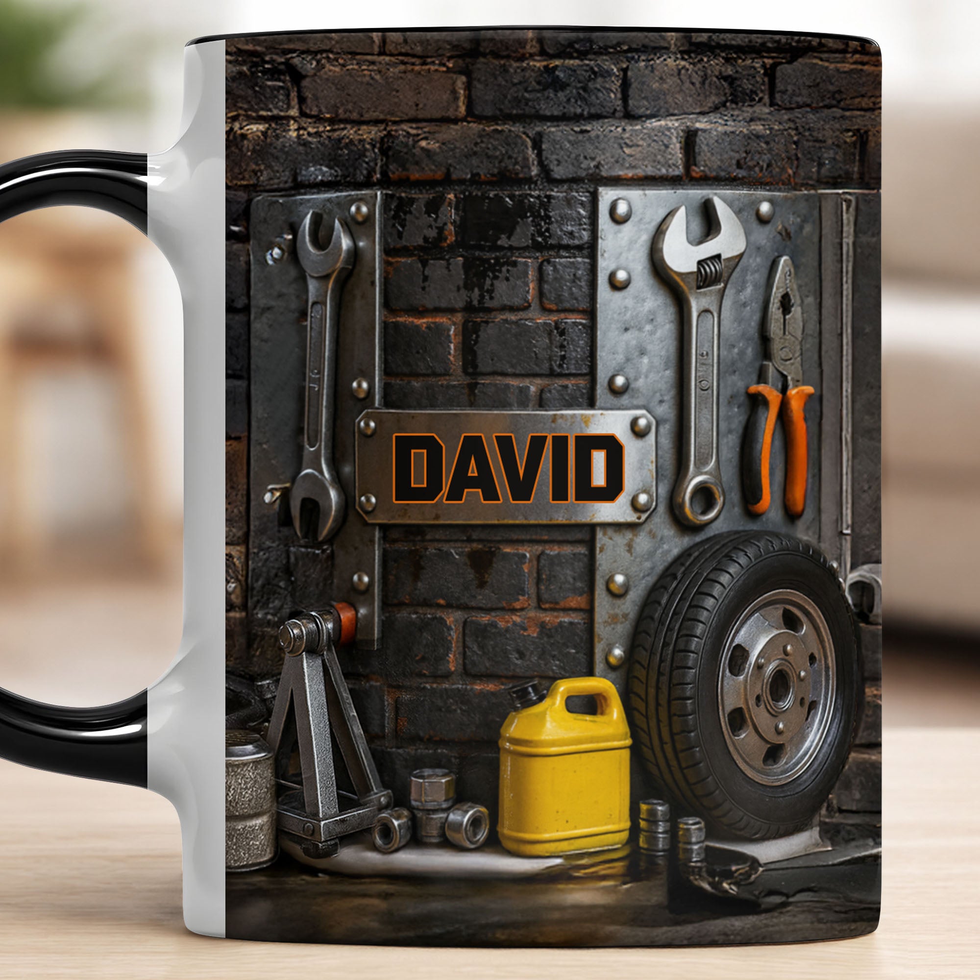 Personalized Mechanic Themed Accent Mug Perfect Gift For The Handy Person In Your Life - Image 7