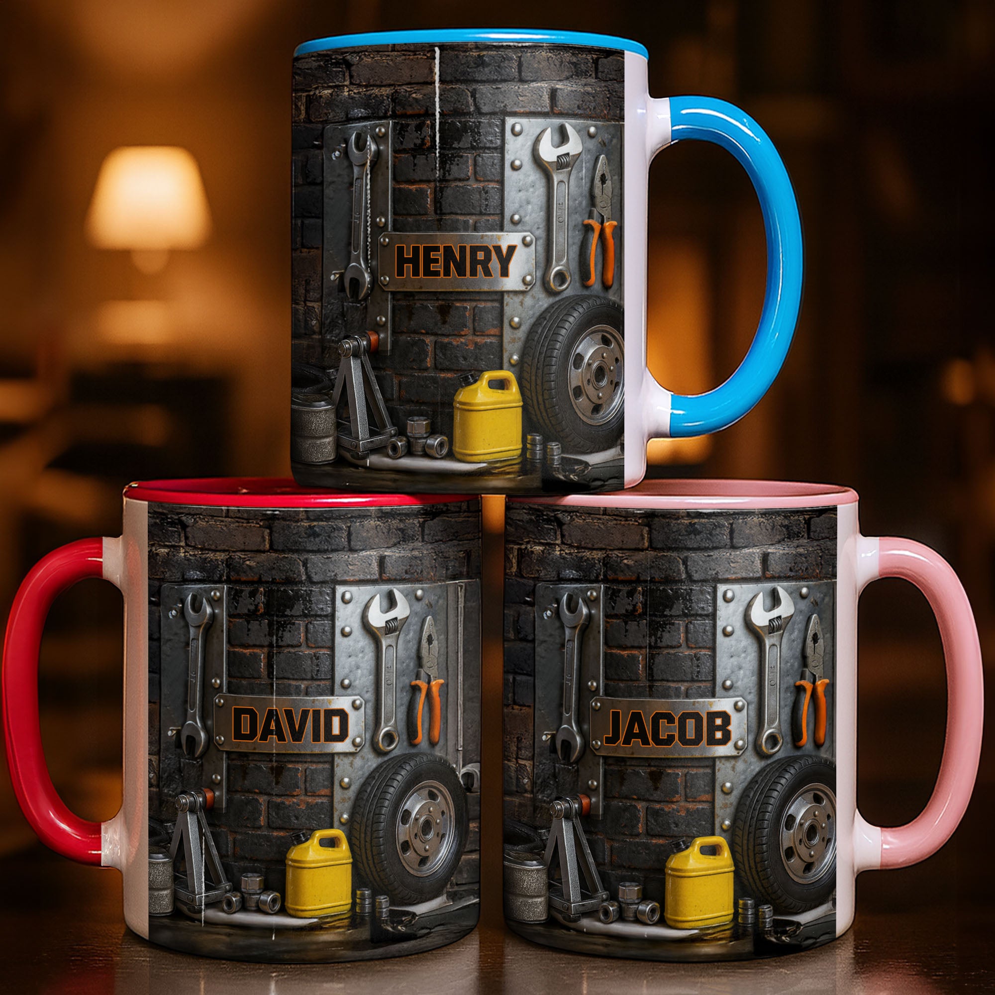 Personalized Mechanic Themed Accent Mug Perfect Gift For The Handy Person In Your Life - Image 3