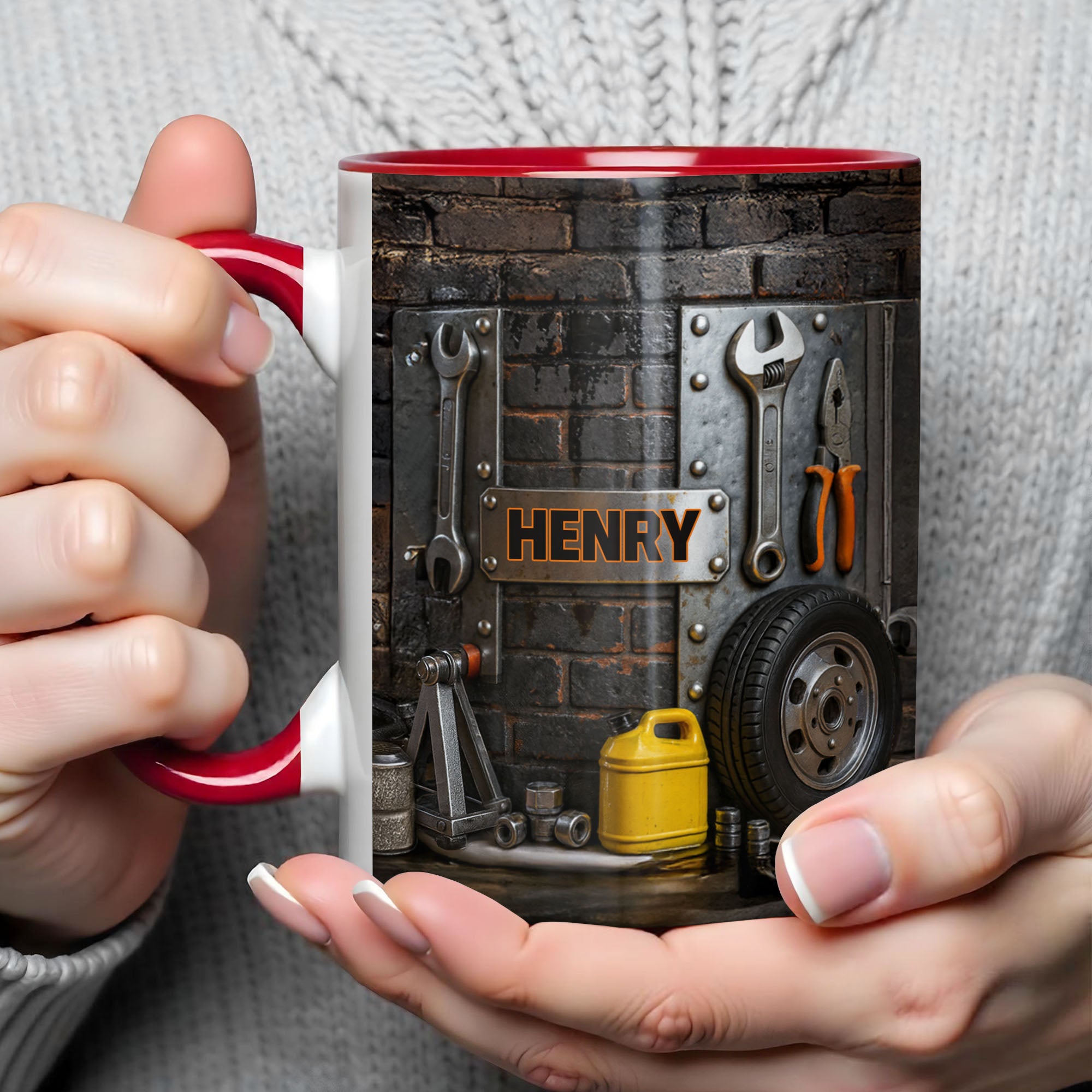 Personalized Mechanic Themed Accent Mug Perfect Gift For The Handy Person In Your Life - Image 6