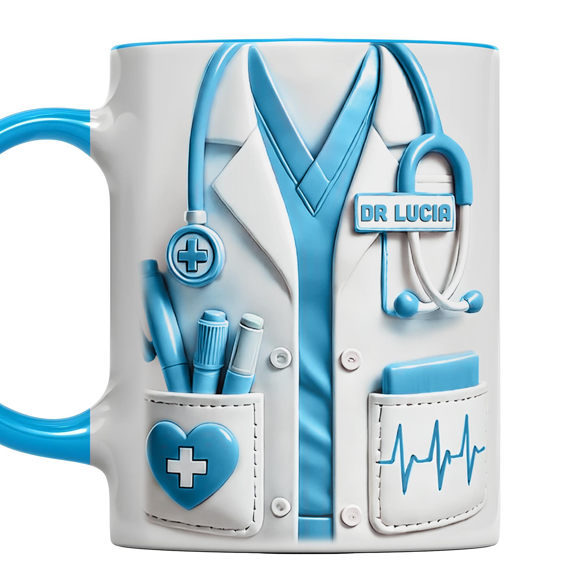 Personalized Medical Professionals Accent Mug Best Gifts For Doctor - Image 5